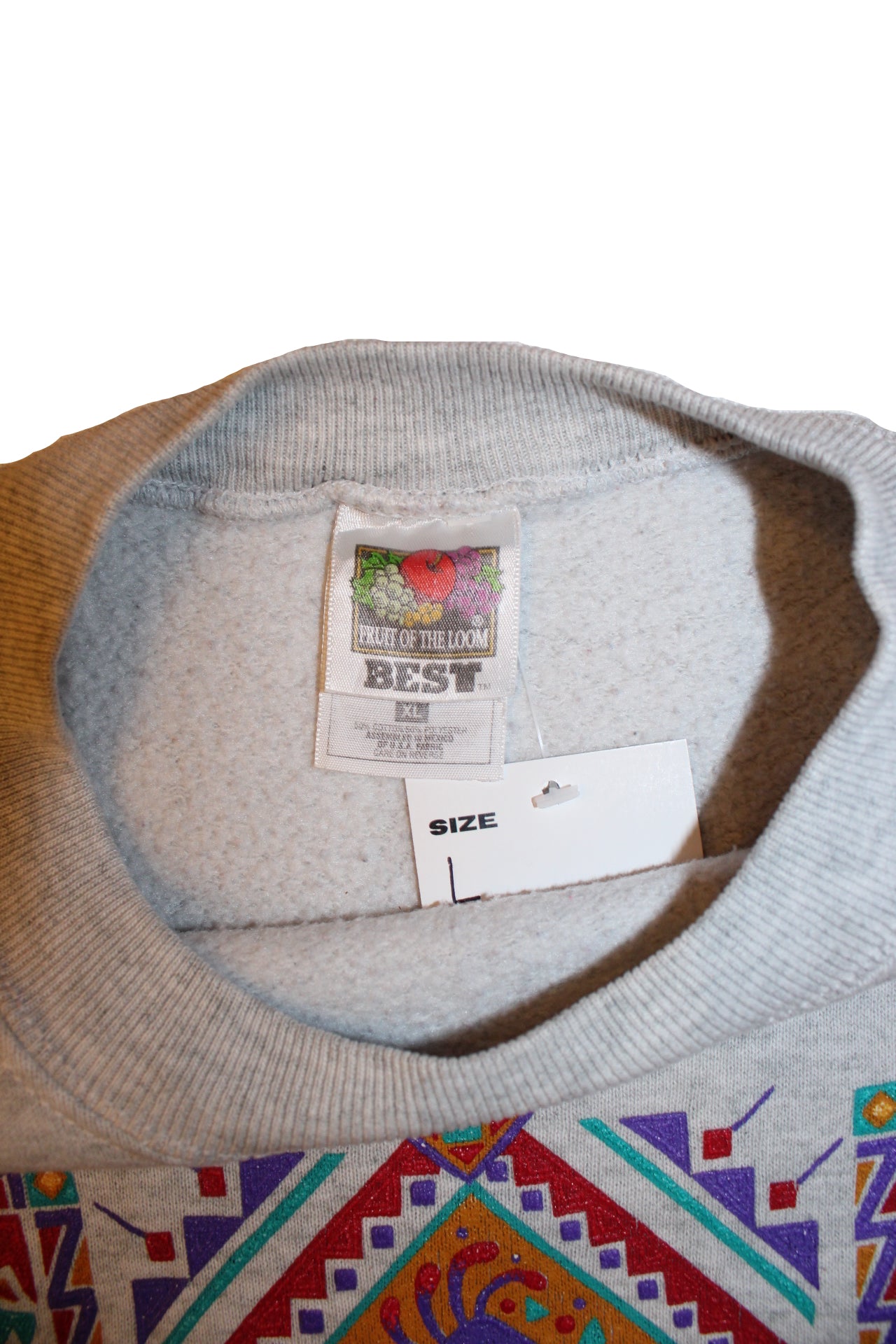 Arizona Mens Grey Graphic Sweatshirt (Size L)