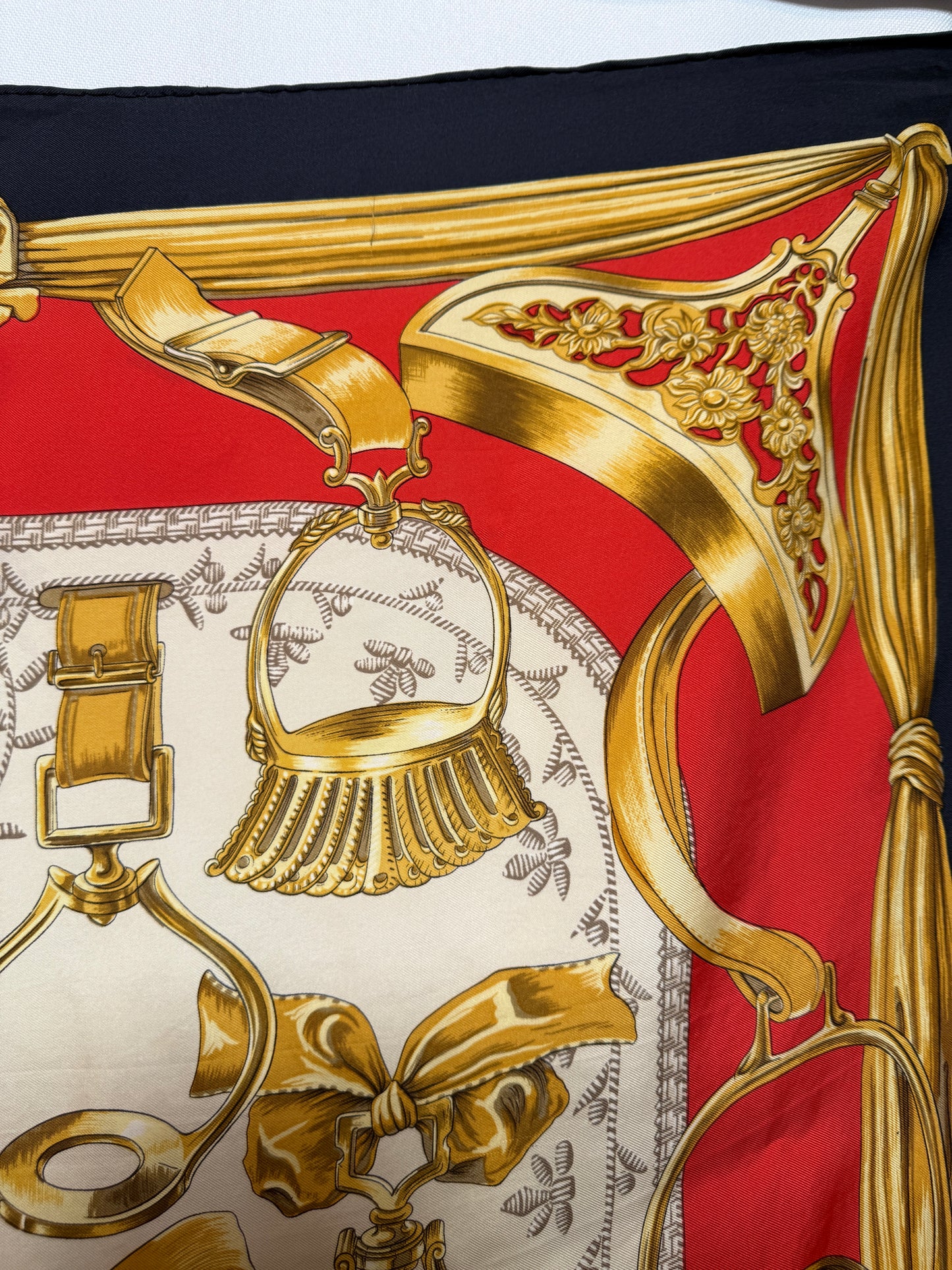 Hermes Silk Etriers Scarf