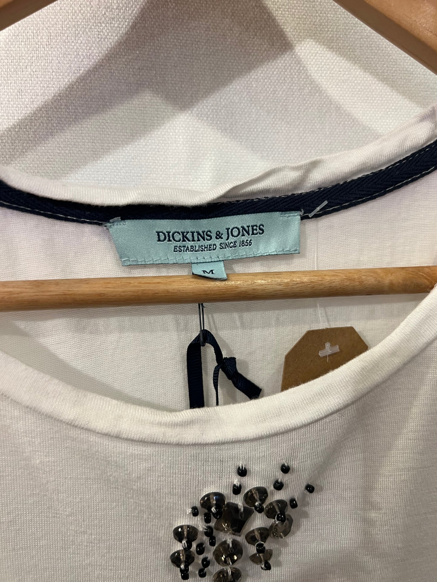 Womens Dickins & Jones White Top (Size L)