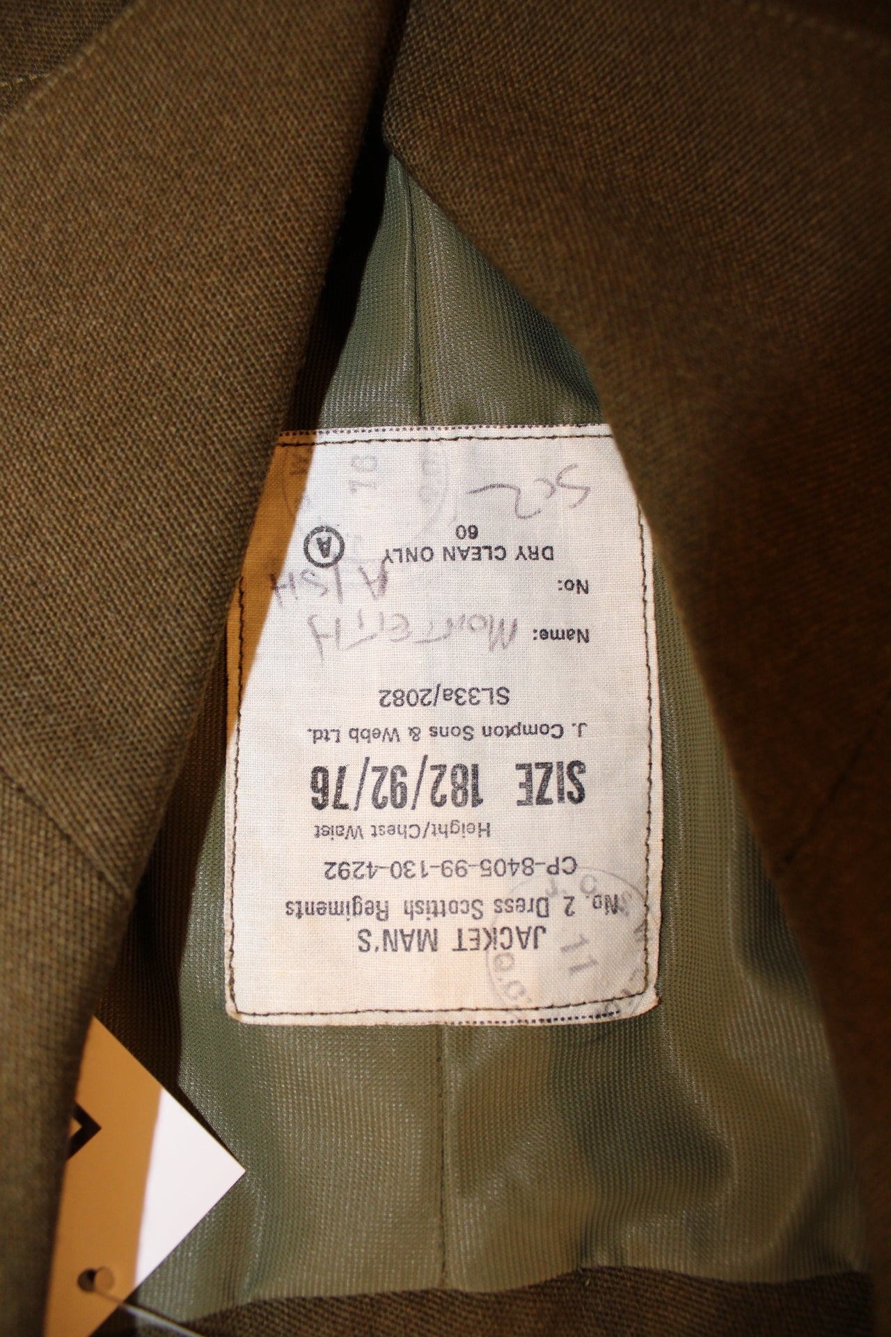 Scottish Regiments Mens Jacket (Size M)