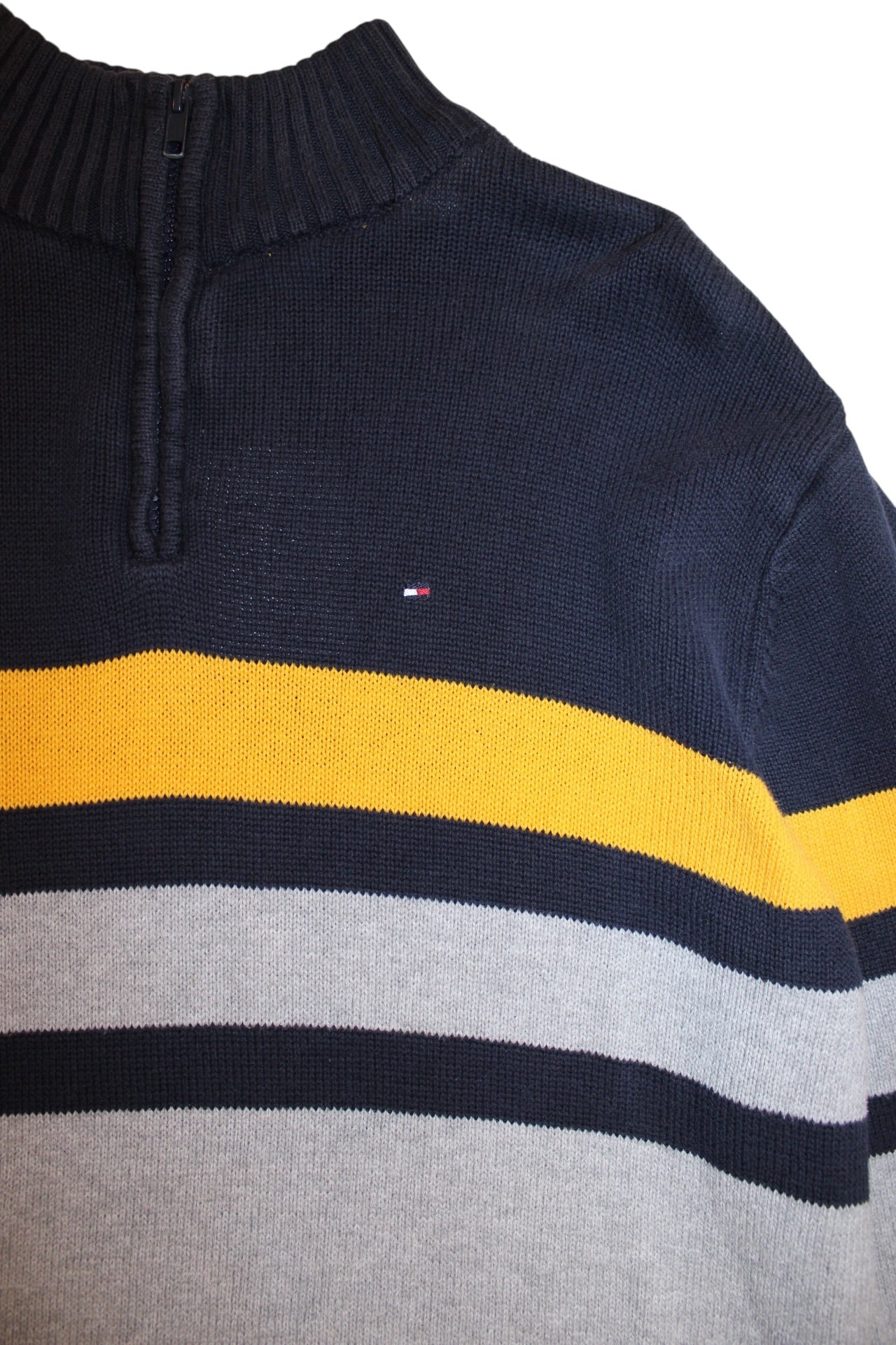 Tommy Hilfiger Quarter Zip Sweater (Size XXL)