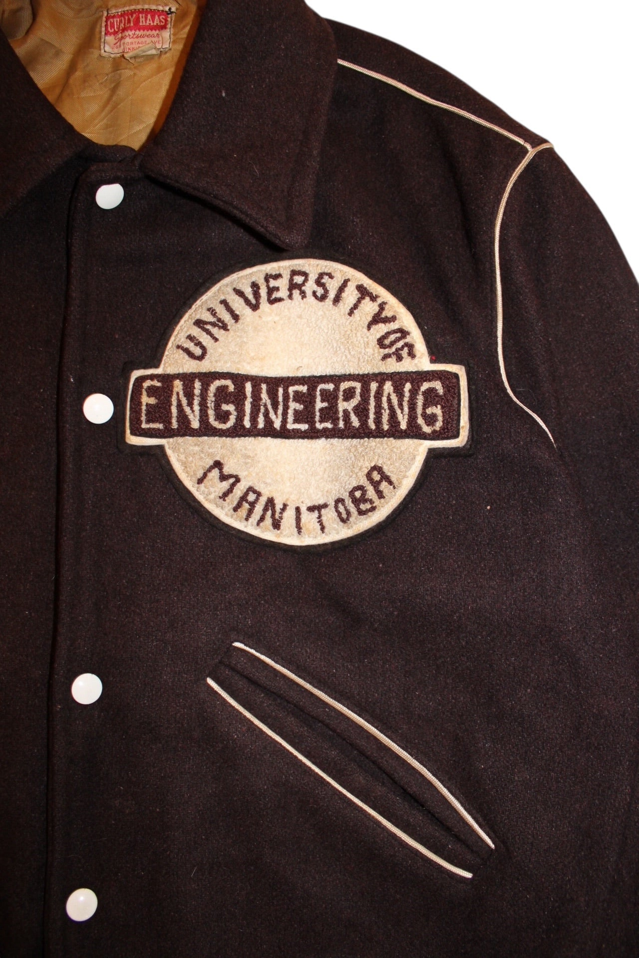 Manitoba University Varsity Jacket (Size L)