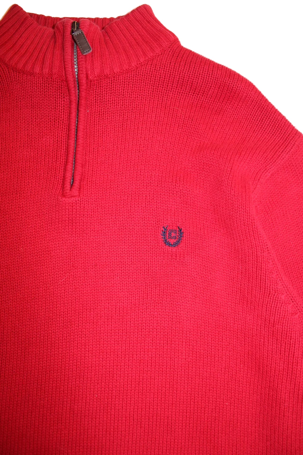 Chaps Knitted Quarter Zip (Size XL)