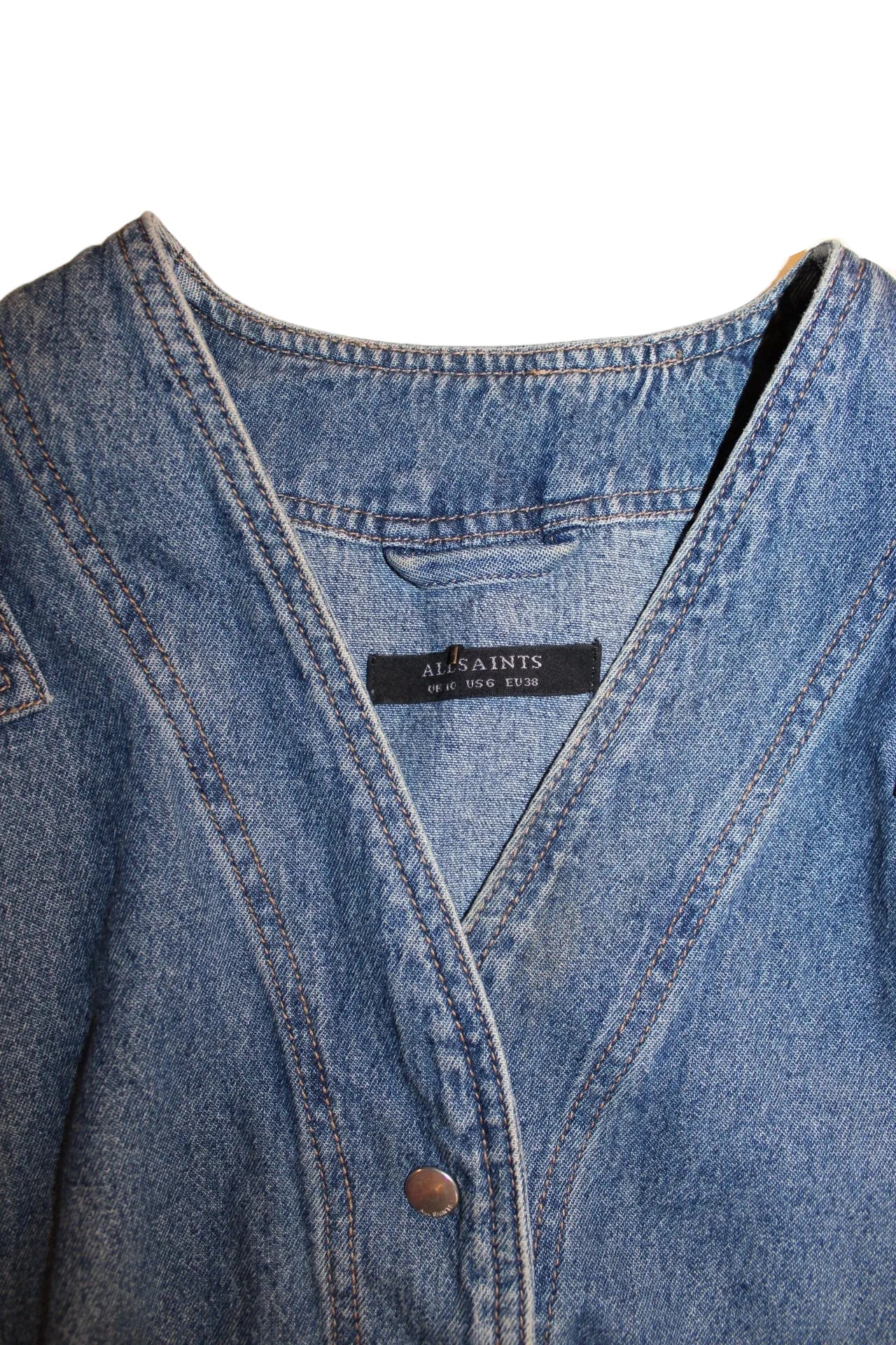 AllSaints Women's Denim Jumpsuit (Size M)