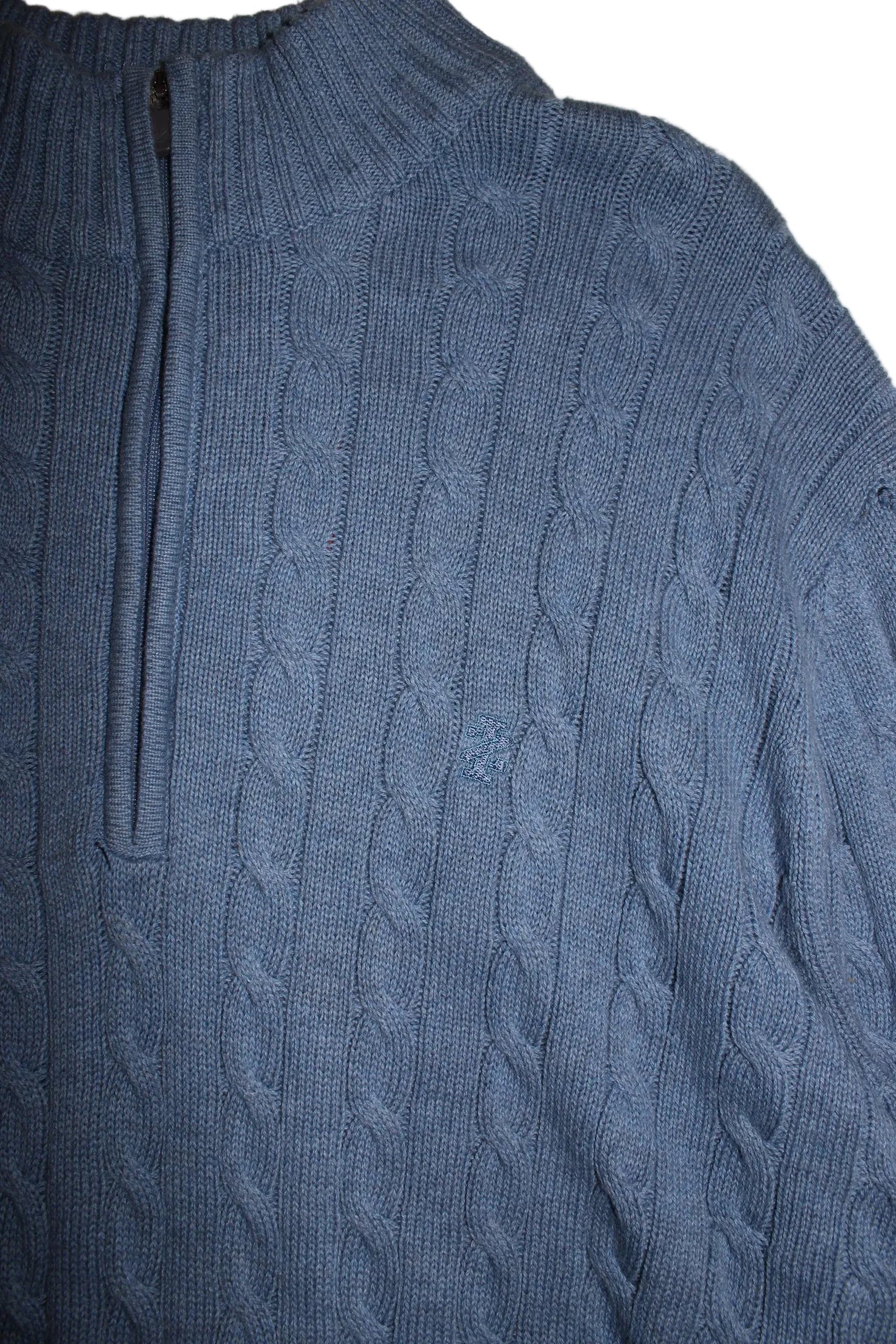 Izod Knitted Quarter Zip (Size L)