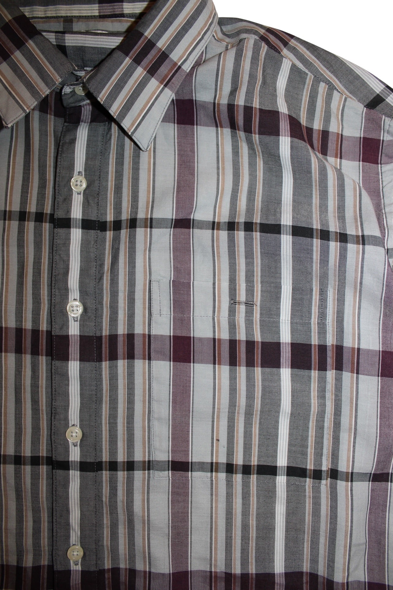 Pierre Cardin Plaid Shirt (Size L)