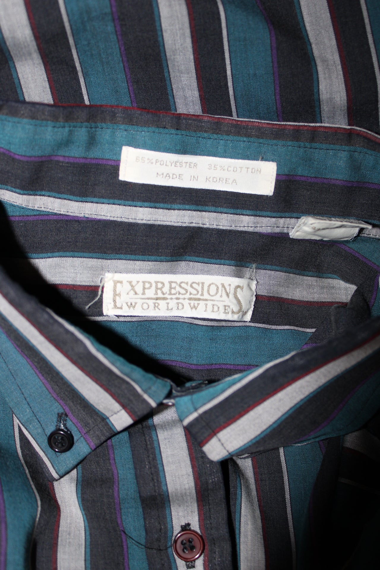 Expressions Striped Shirt (Size XL)