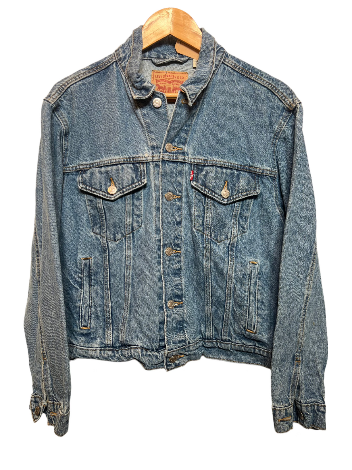 Women’s Levi Blue Denim Jacket (Size L)