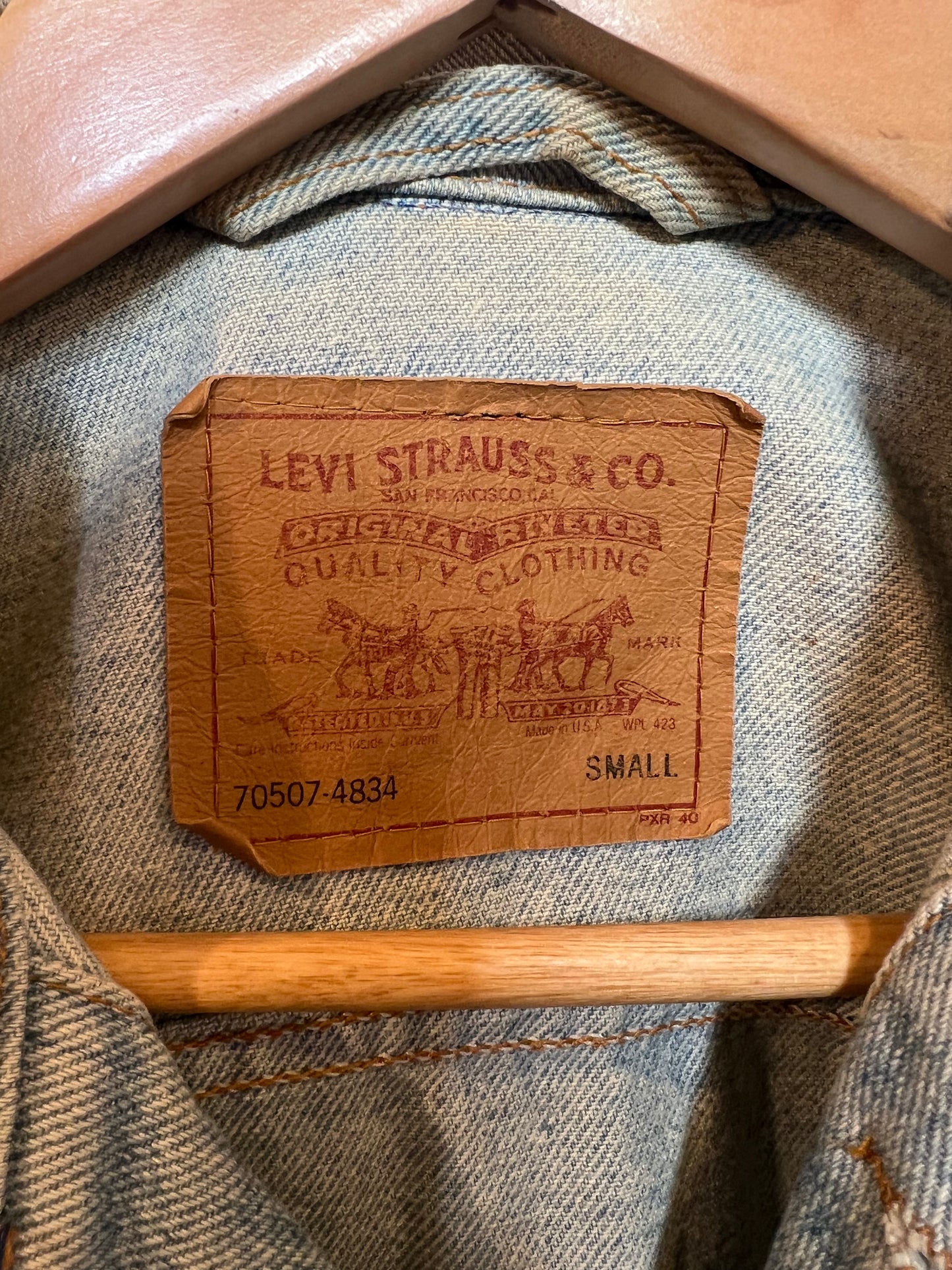 Levi Light Blue Denim Jacket (Size S)