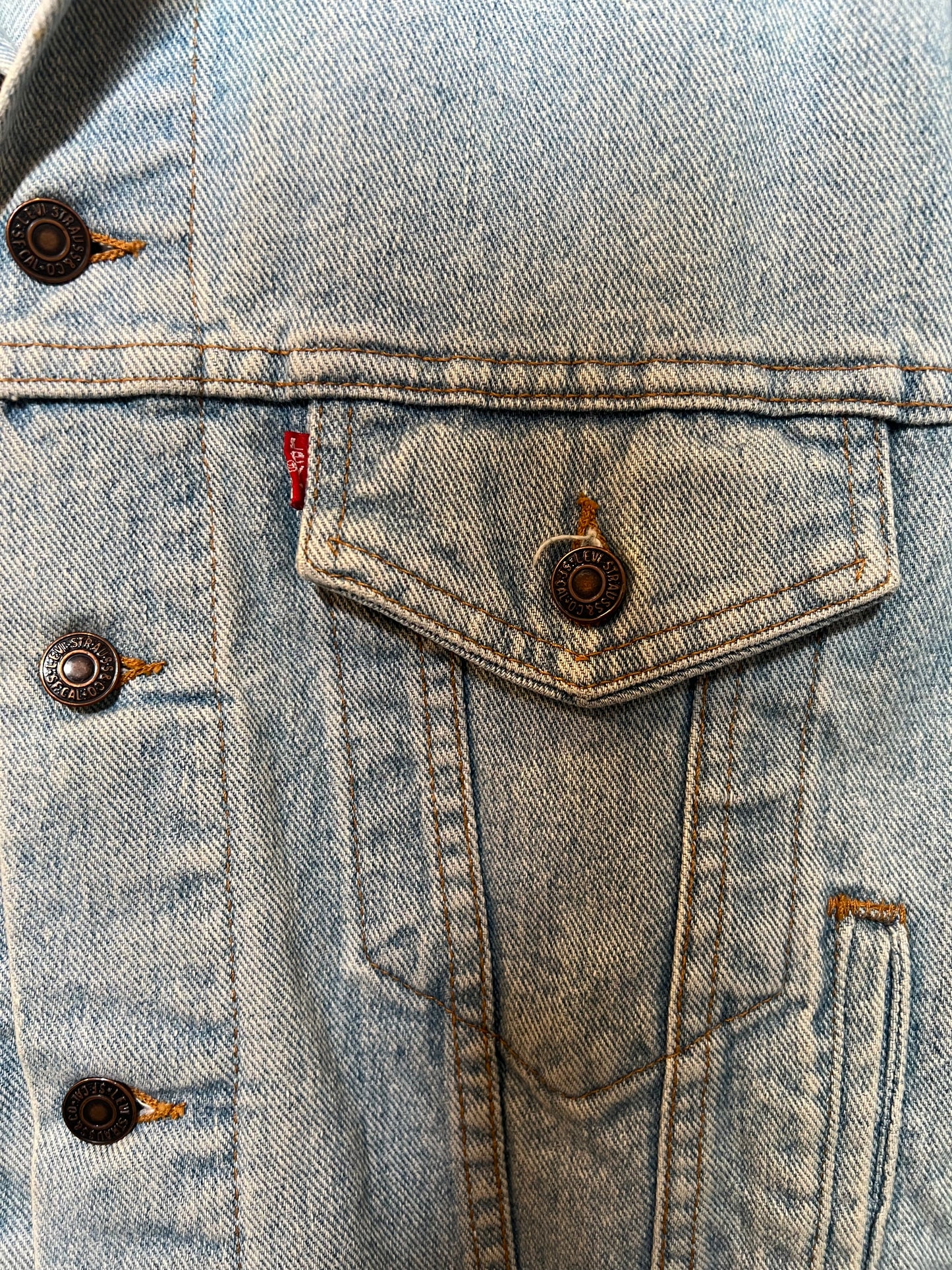 Levi Light Blue Denim Jacket (Size S)