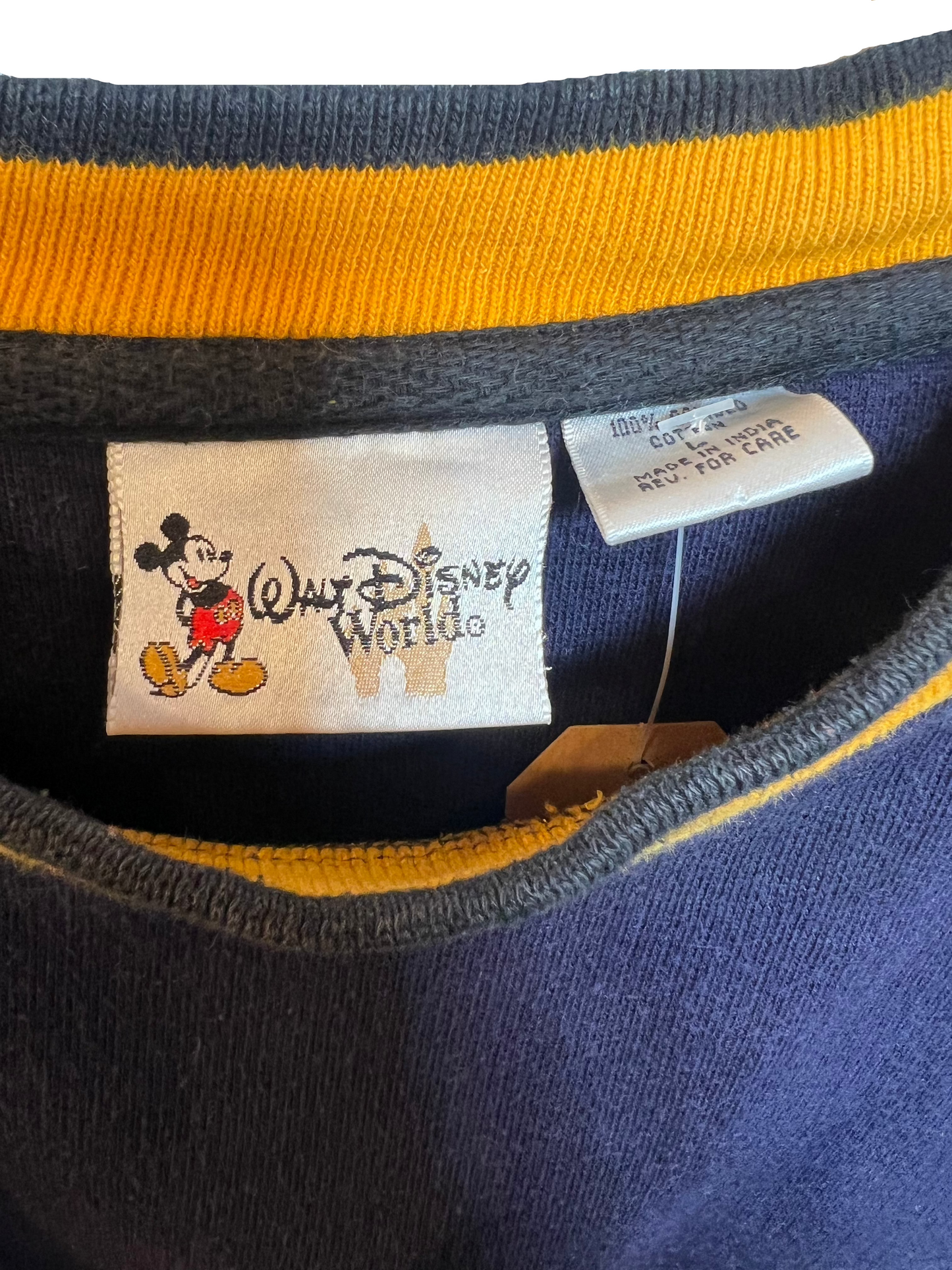 Walt Disney World Navy Sweatshirt (Size L)