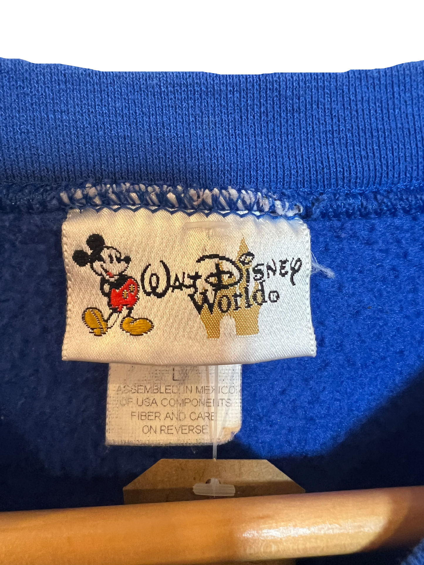 Walt Disney Blue Women's Sweatshirt (Size L)