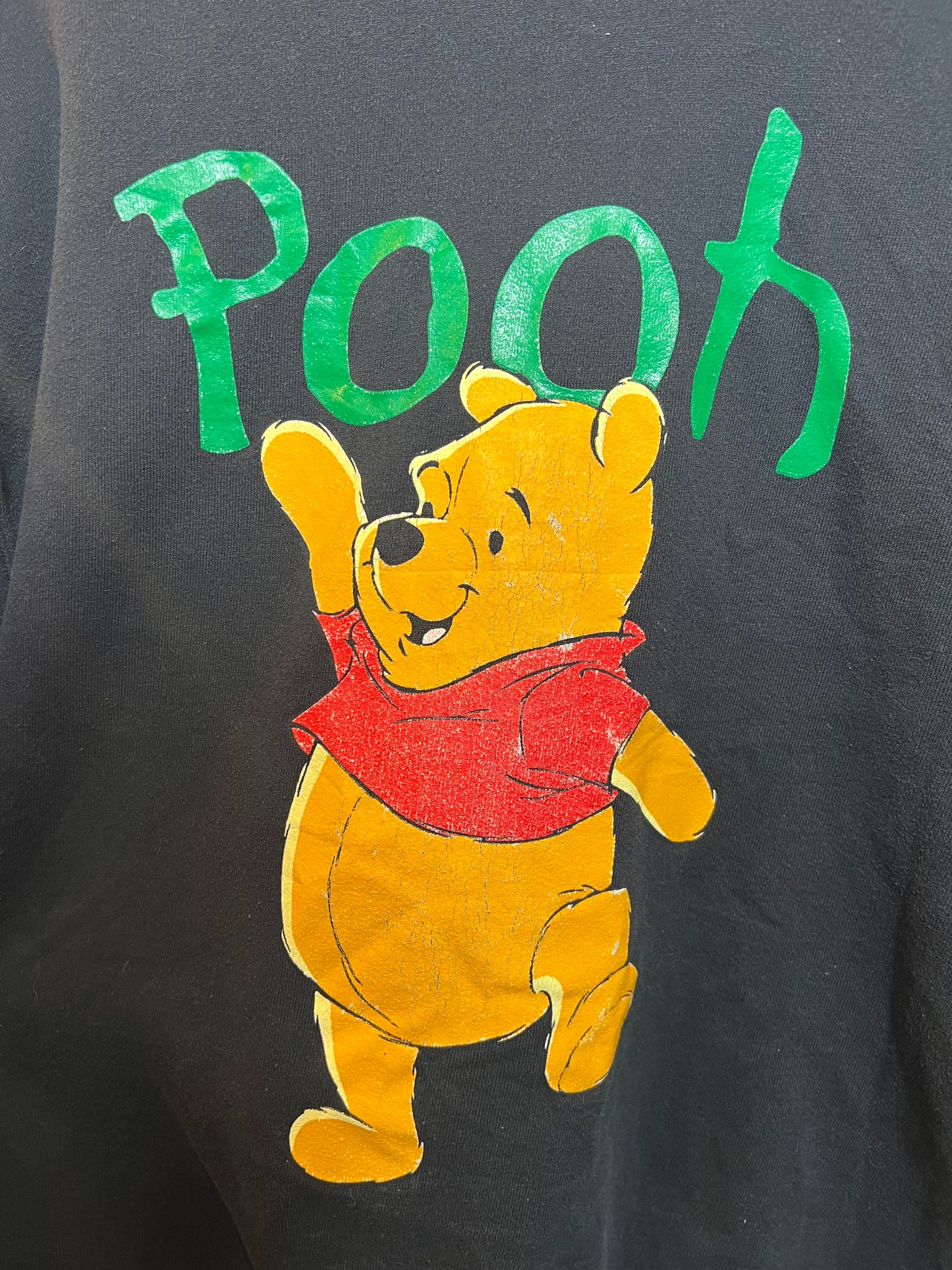 Pooh Black Sweatshirt (Size XL)