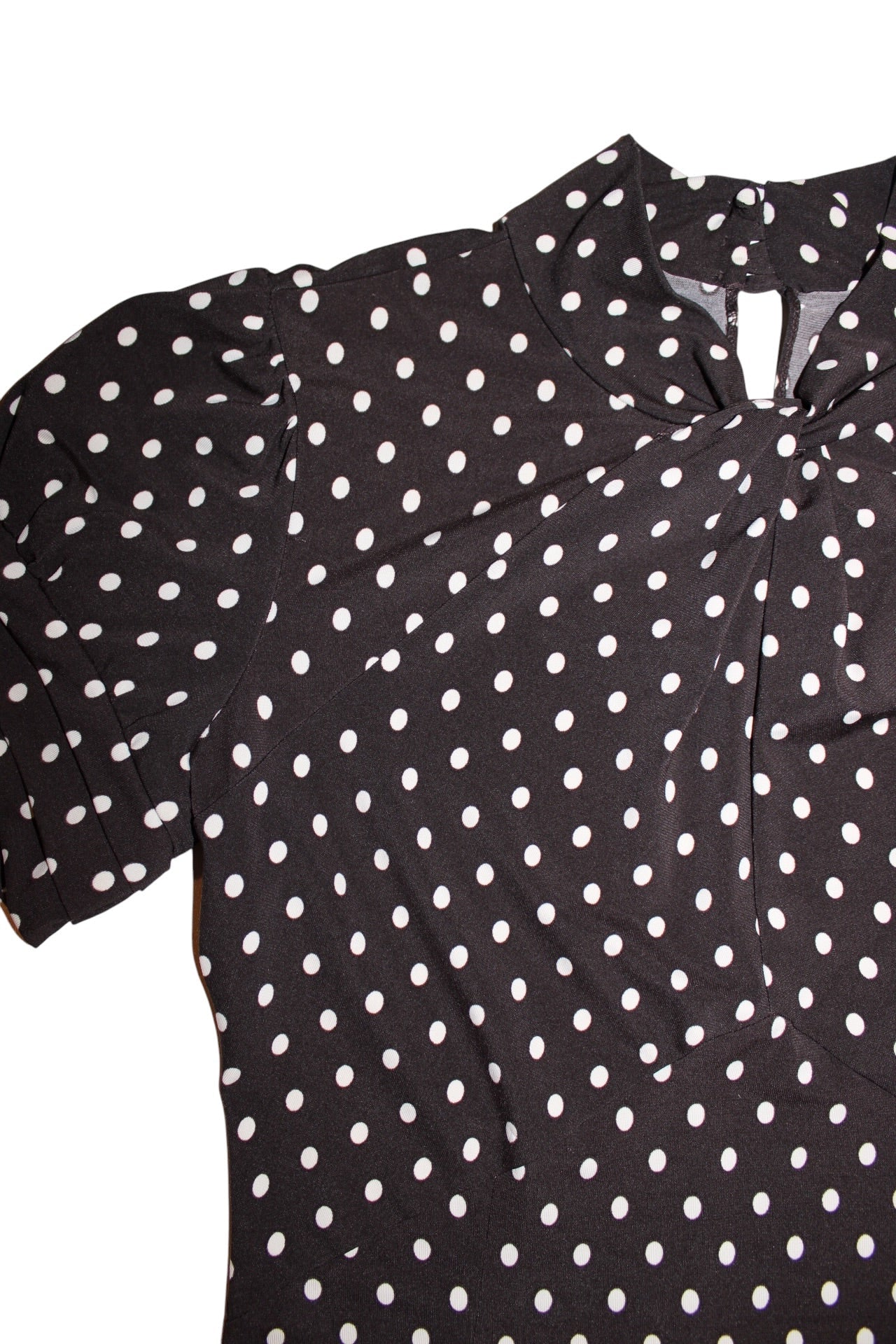 Polka Dot Shirt Dress (Size M)