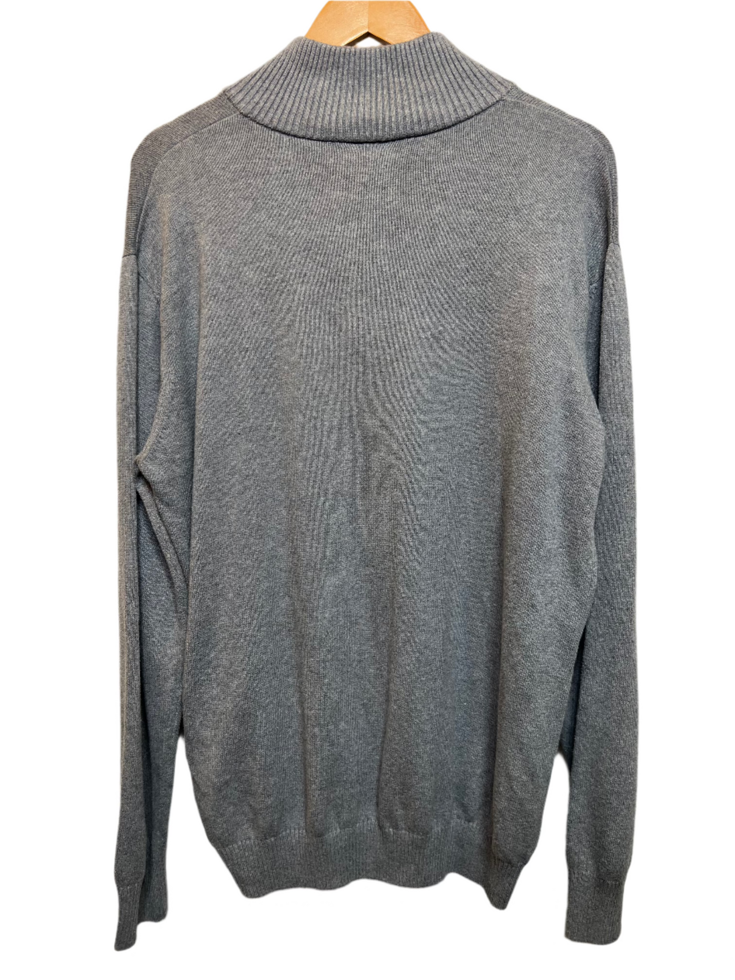 Lacoste Grey Quarter Zip (Size L)