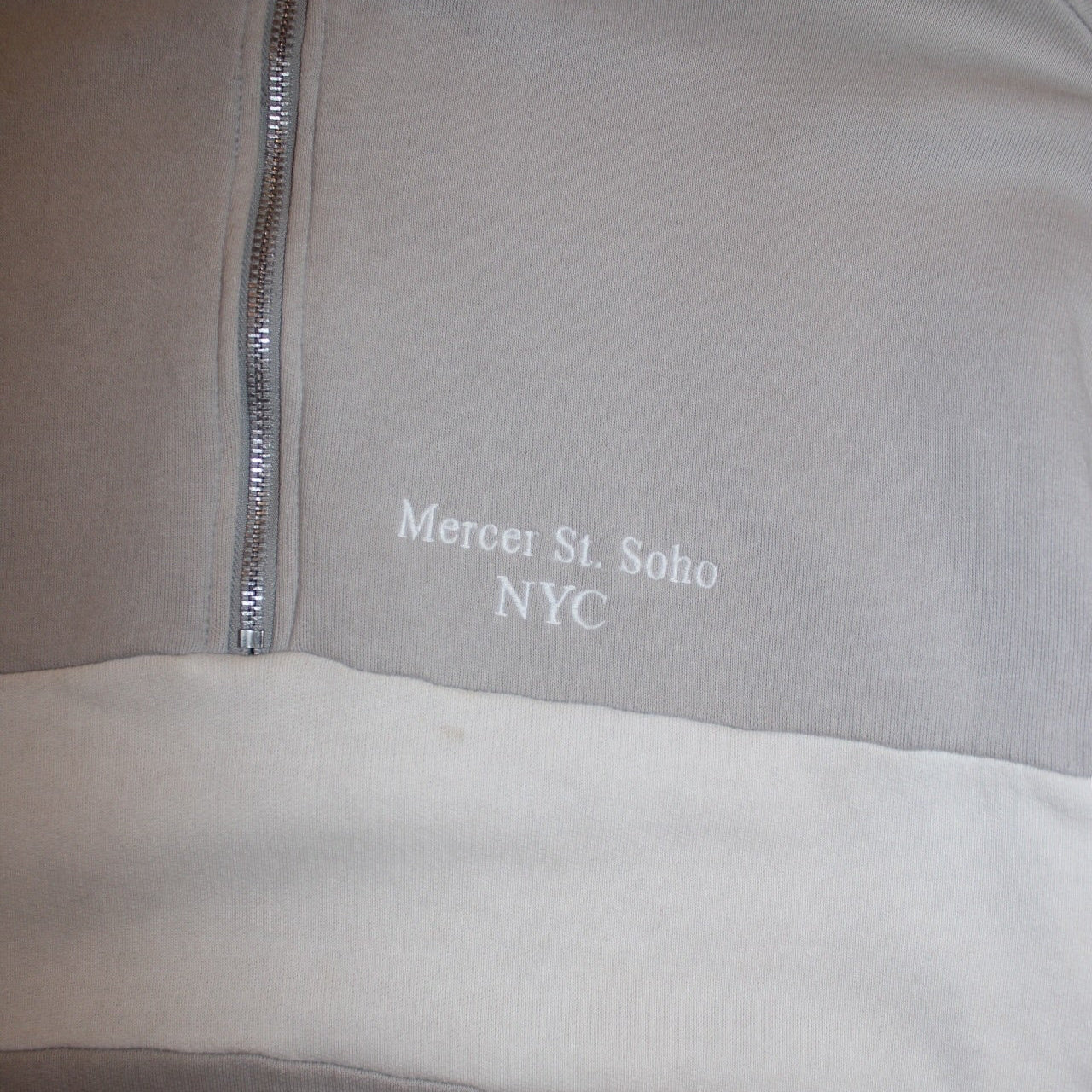 Topman Striped Quarter Zip (Size S)