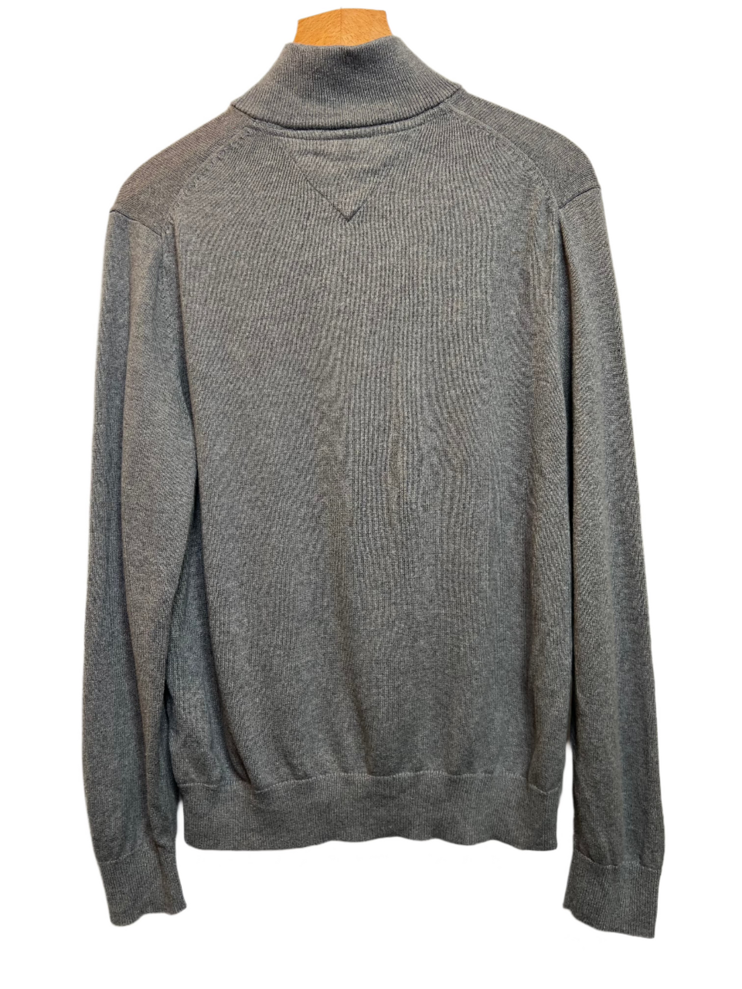 Tommy Hilfiger Grey Quarter Zip (Size L)