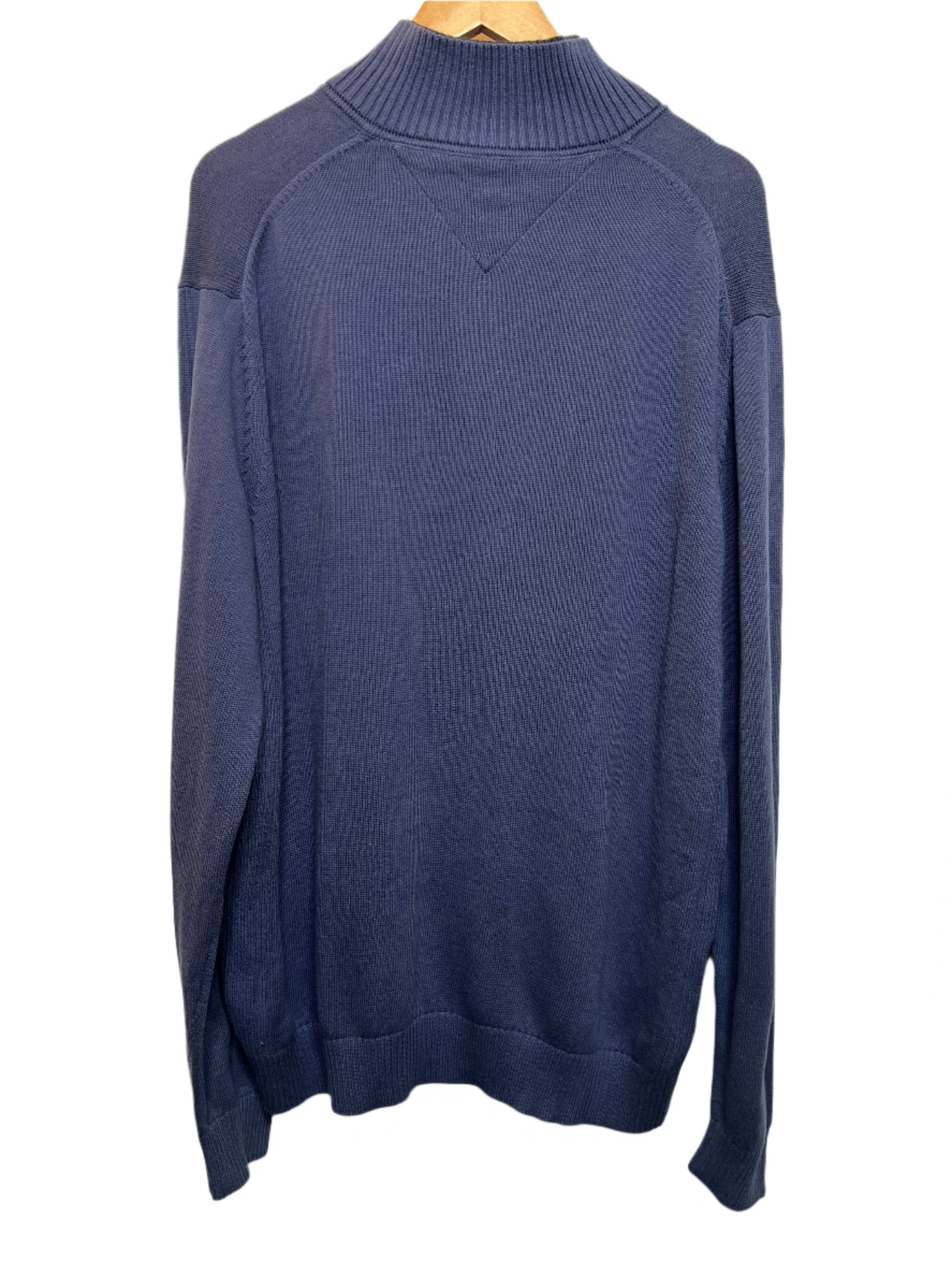Tommy Hilfiger Blue Quarter Zip (Size XL)