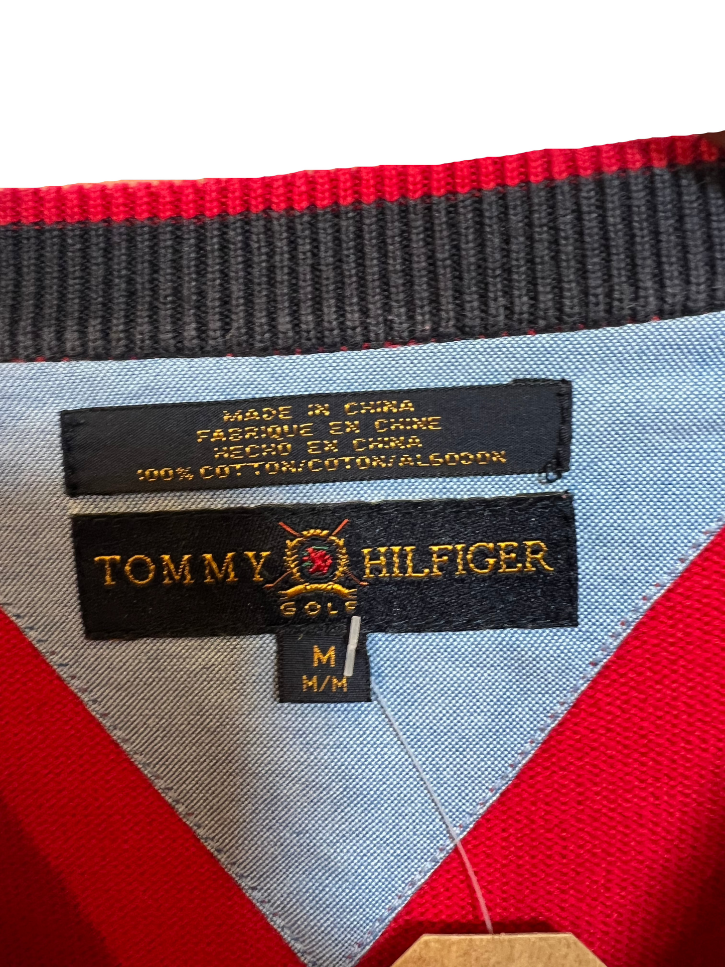Tommy Hilfiger Red Mens Sweater (Size M)