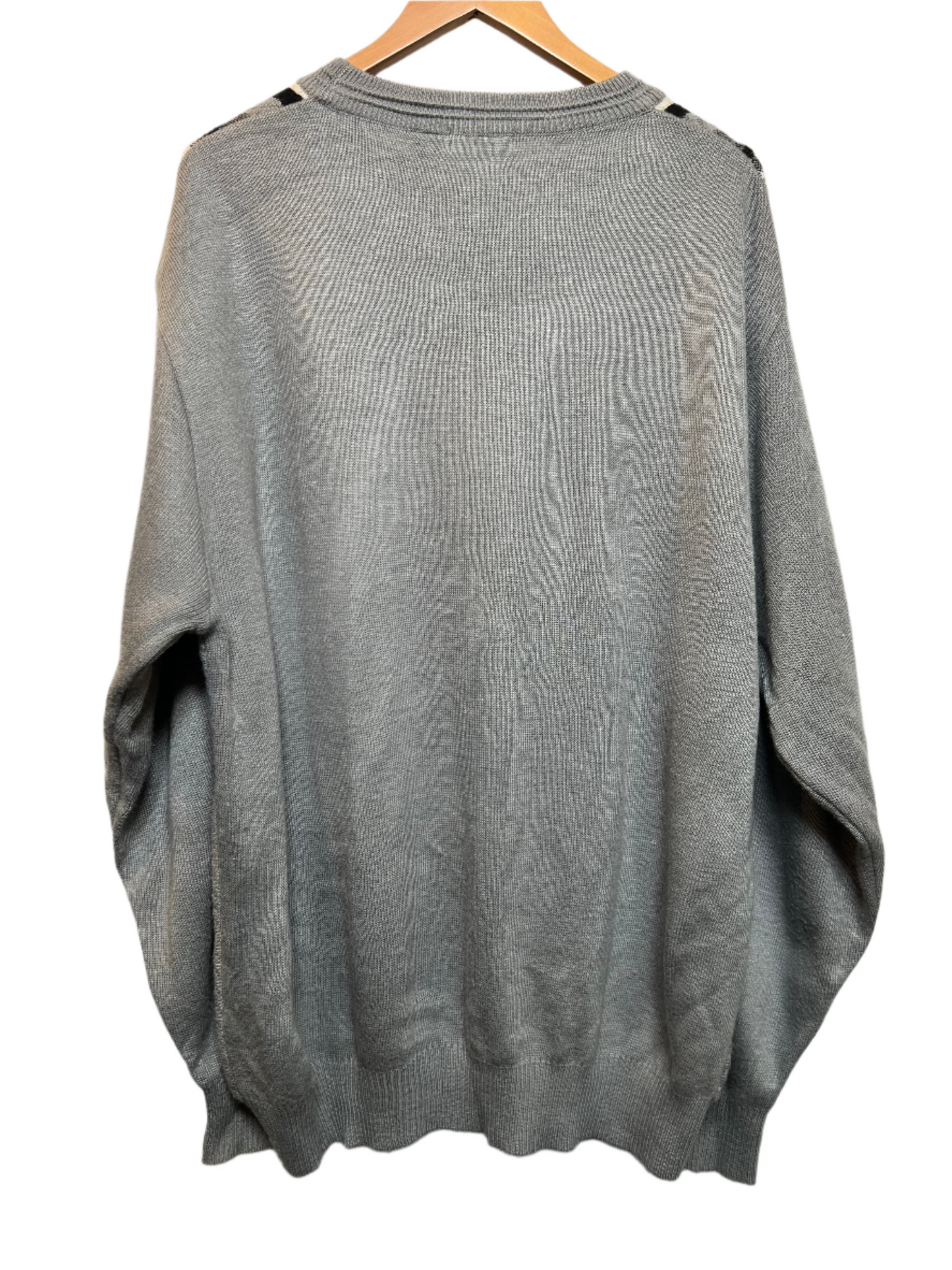 Gachu Mens Grey Knitted Sweater (Size XL)