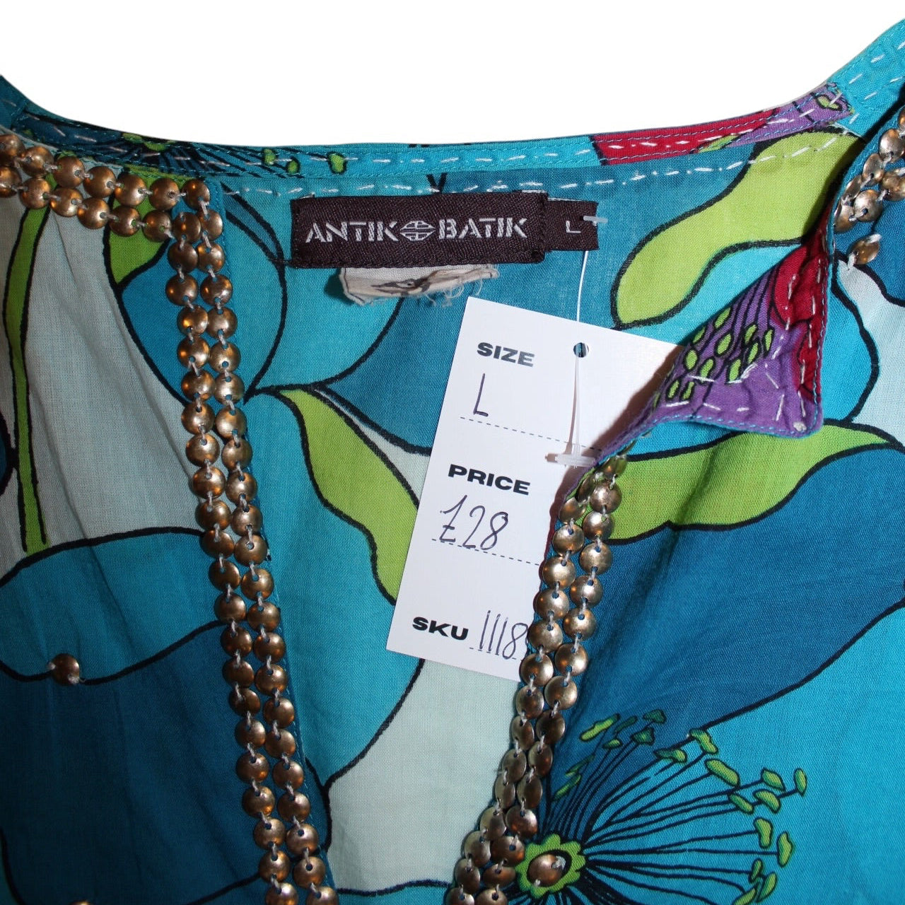 Antik Batik Floral Blouse (Size L)