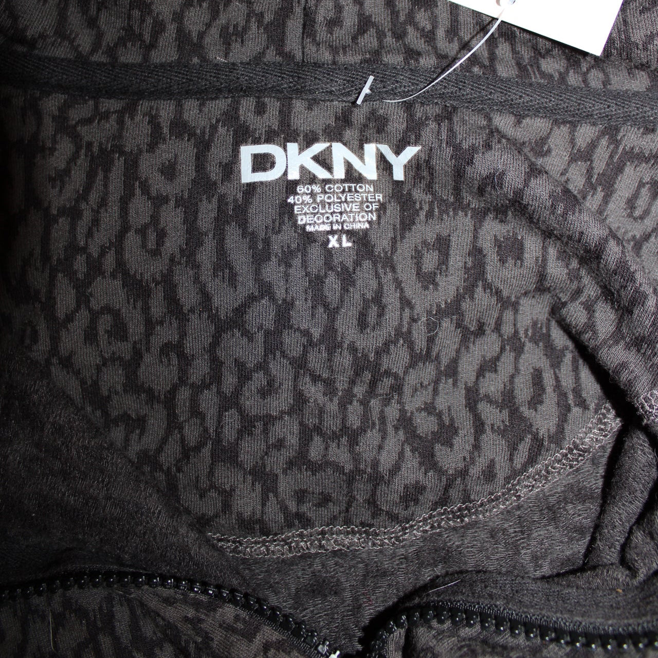 DKNY Zipped Hoodie (Size XL)