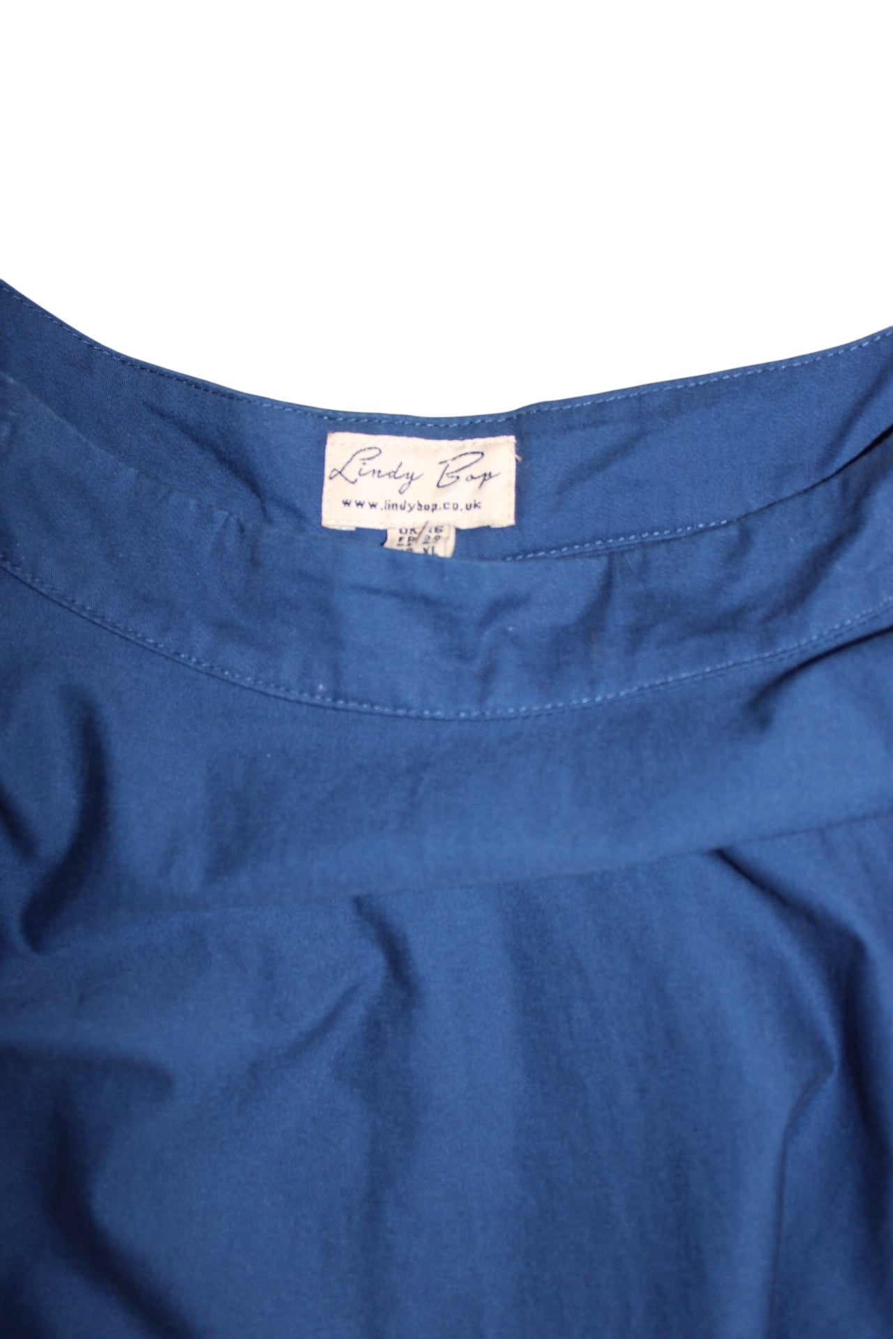 Lindy Bop blue skirt (size XL)