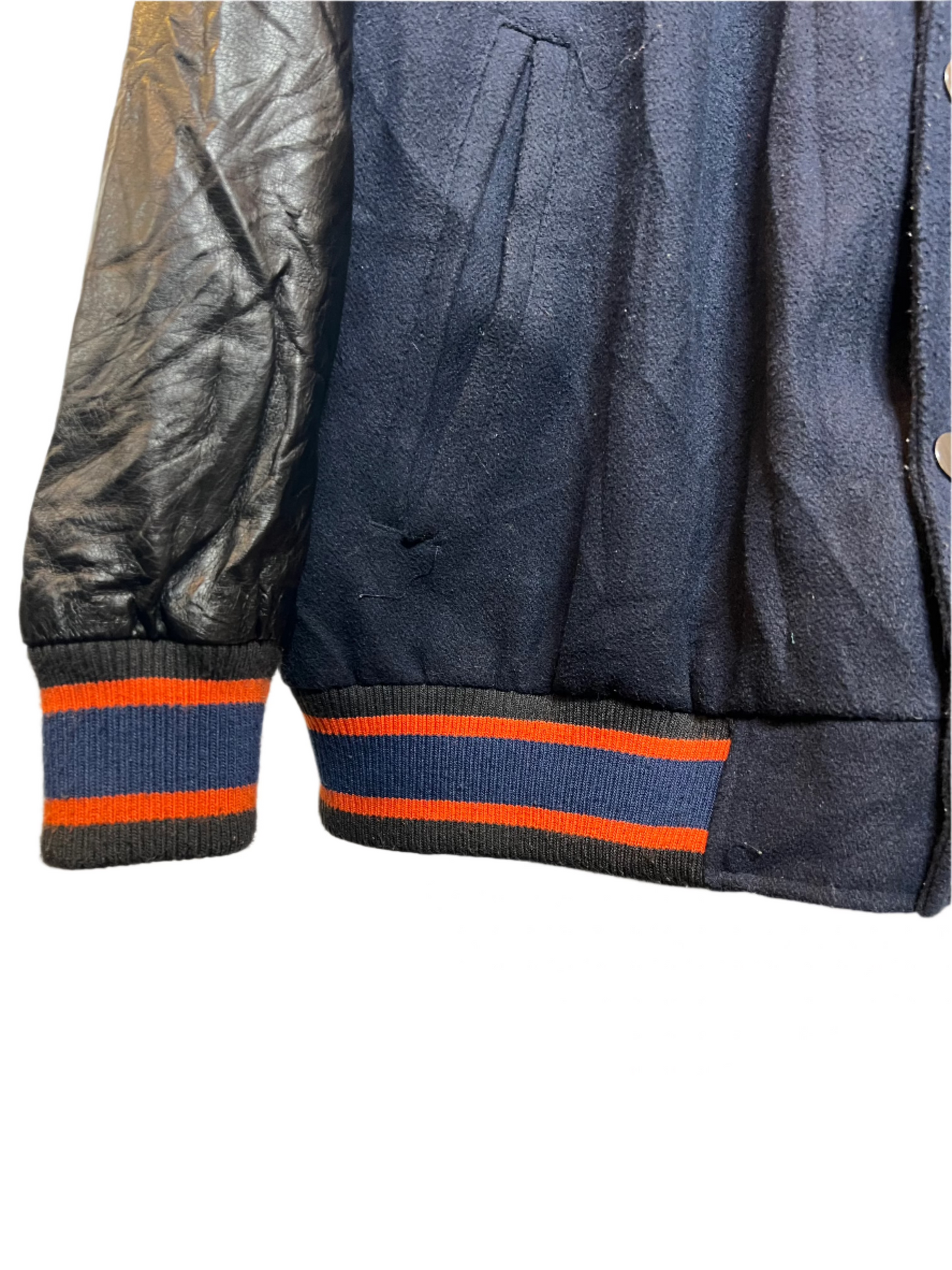 NFL Mens Navy Varsity Jacket (Size XL)