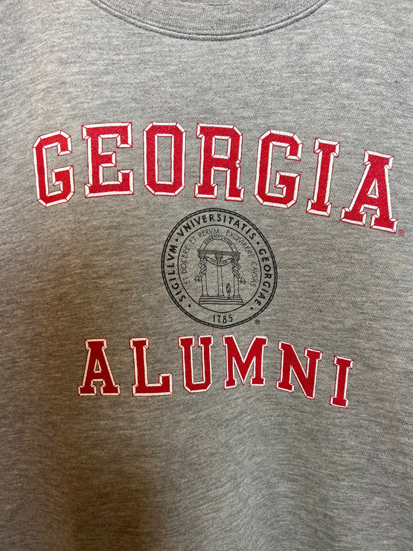 Georgia Alumni Mens Grey Sweatshirt (Size M)