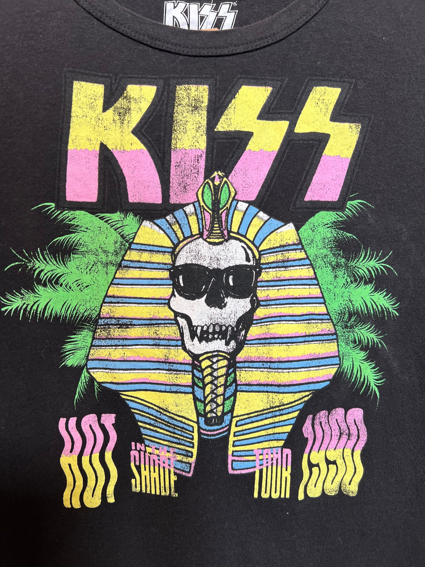 KISS Mens Black T Shirt (Size L)