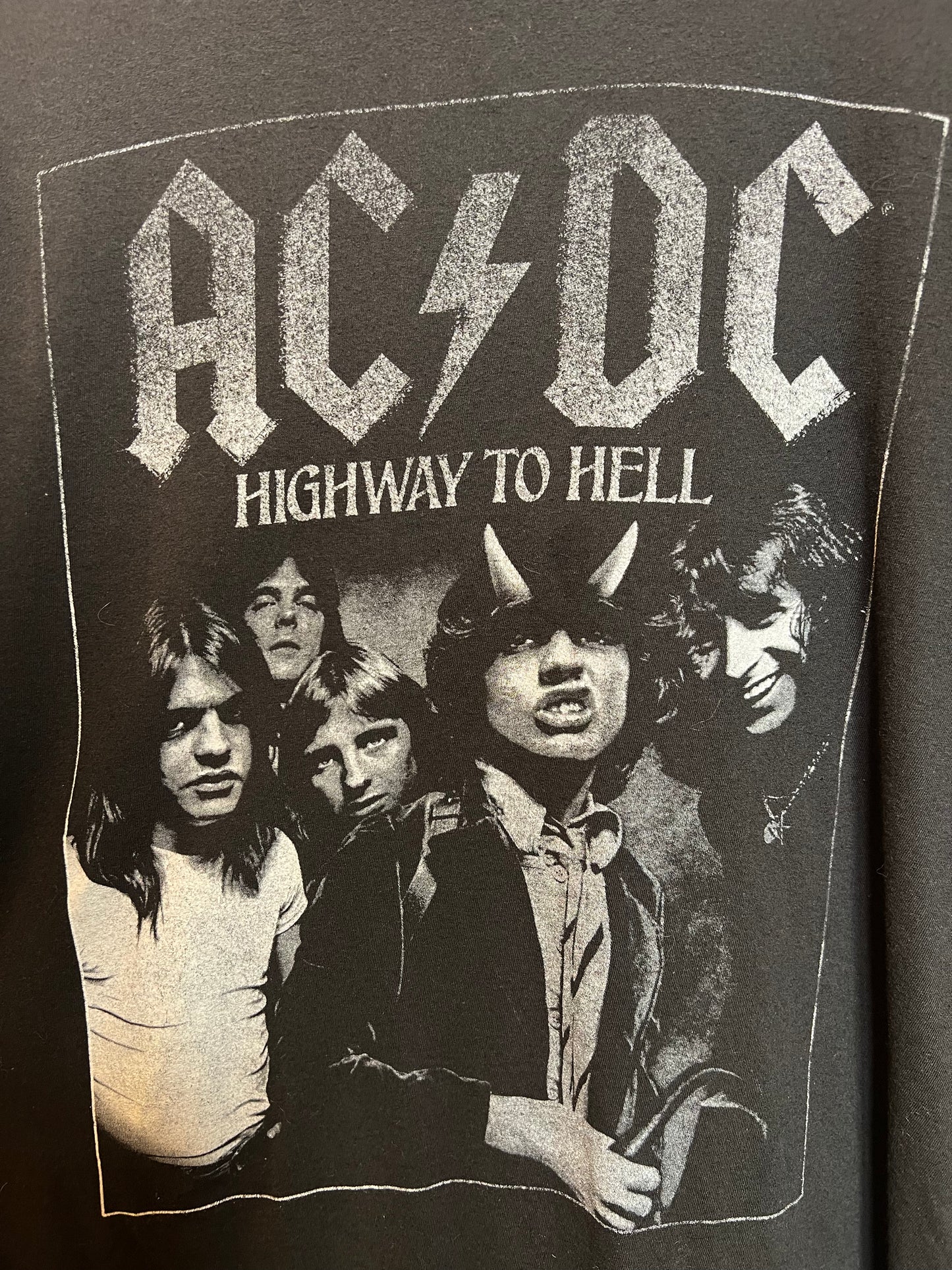 ACDC Mens Black T Shirt (Size XL)