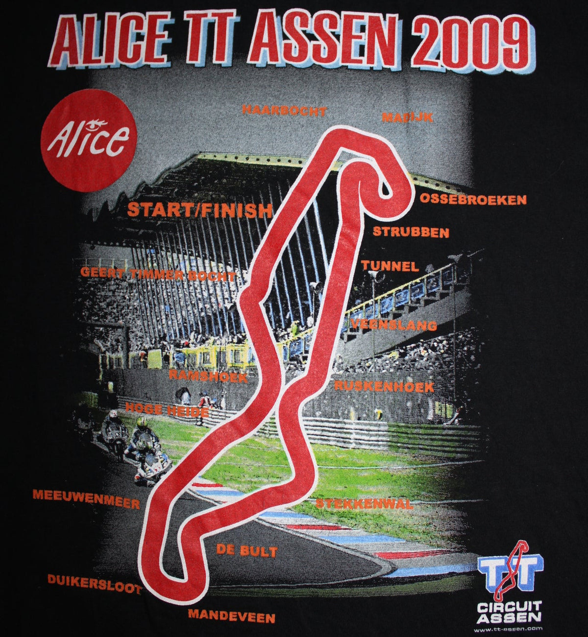 Alice TT Assen MotoGP T Shirt (Size L)