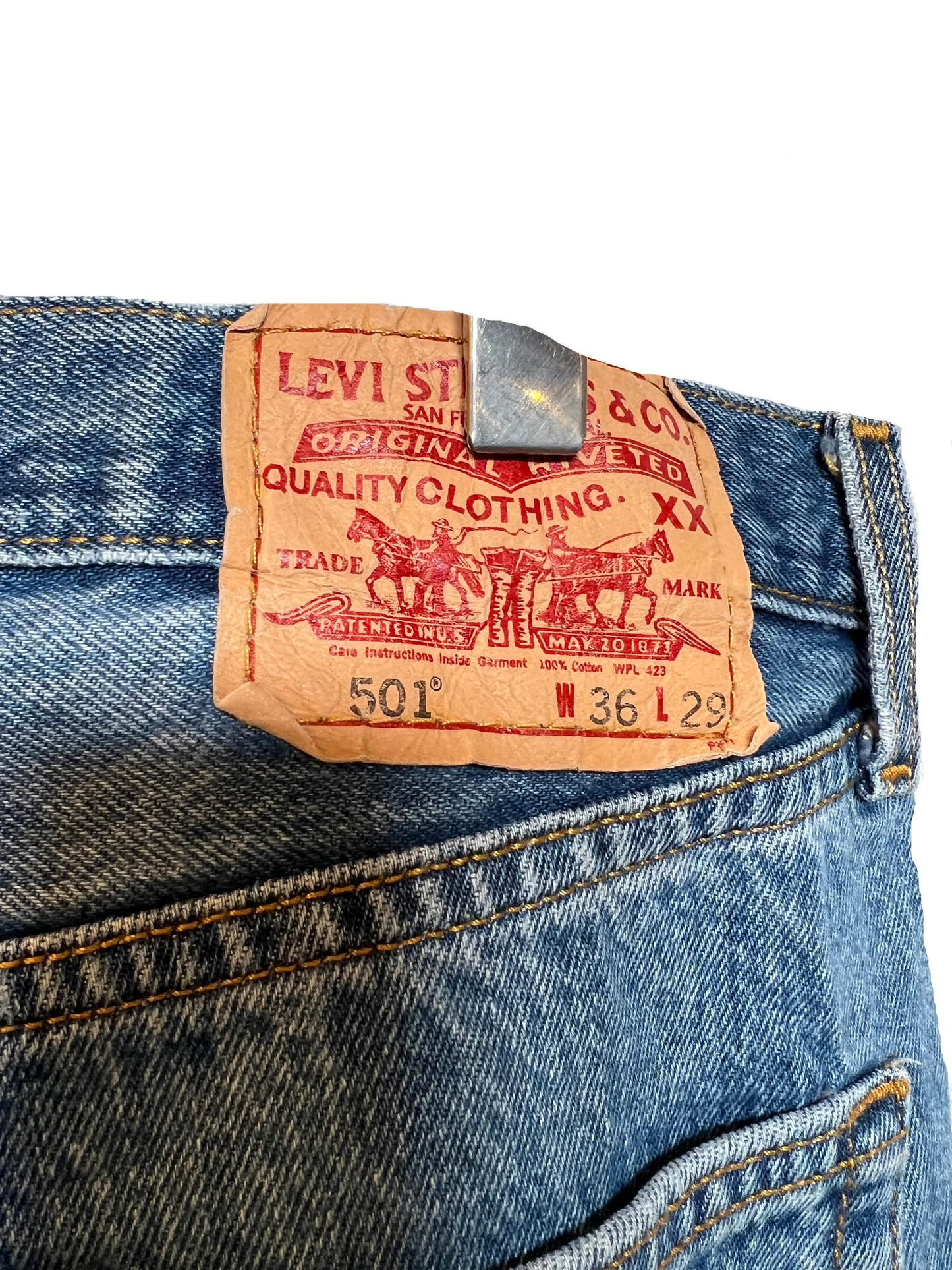Levi's 501 Blue Jeans (36x29)