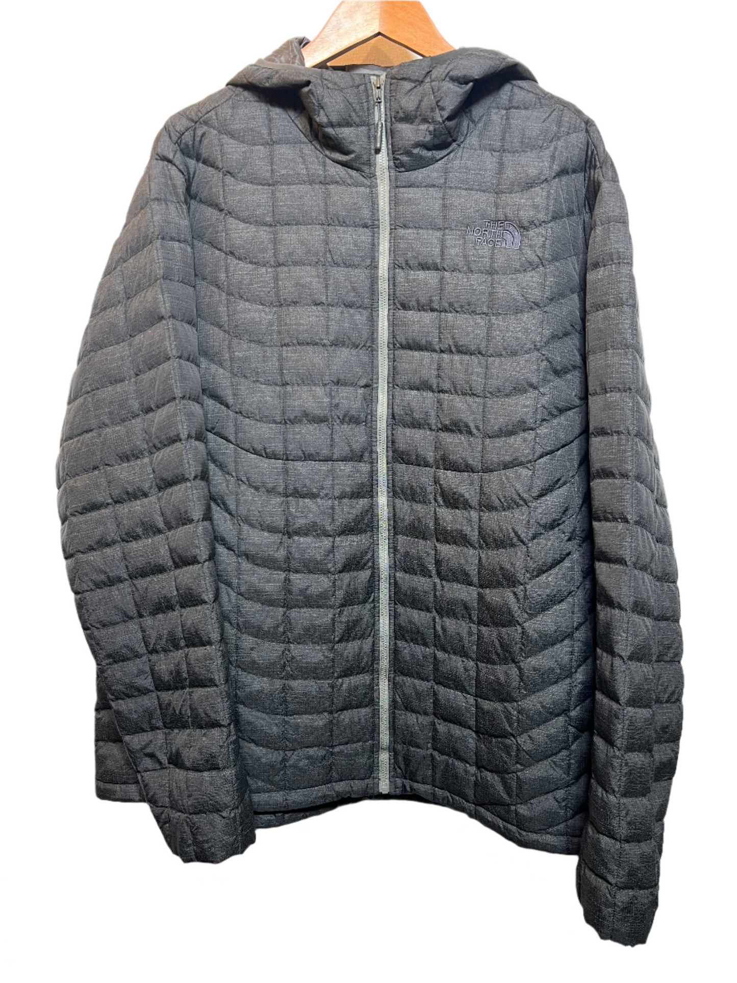 The North Face Mens Grey Lightweight Puffer (Size XL)