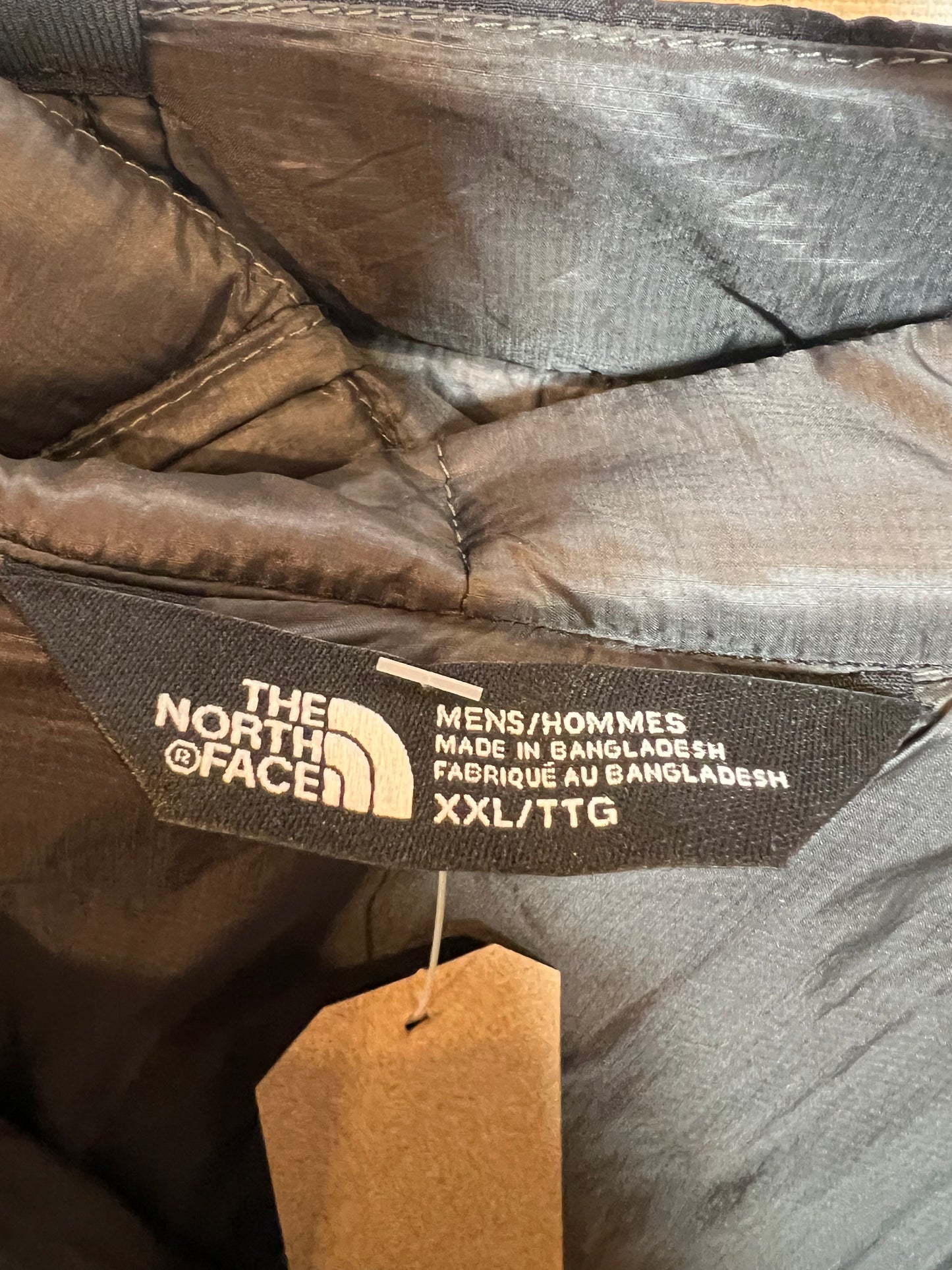 The North Face Mens Grey Lightweight Puffer (Size XL)