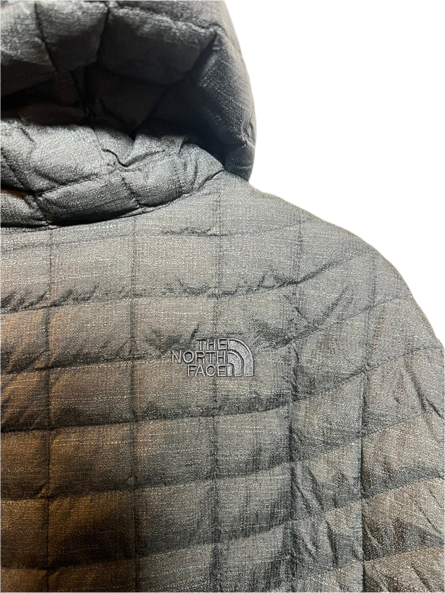 The North Face Mens Grey Lightweight Puffer (Size XL)
