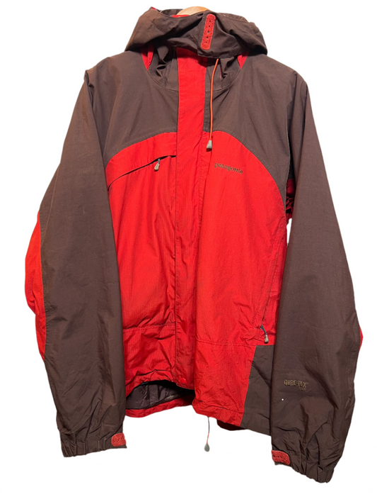 Patagonia Gore-Tex Mens Red / Brown Coat (Size L)