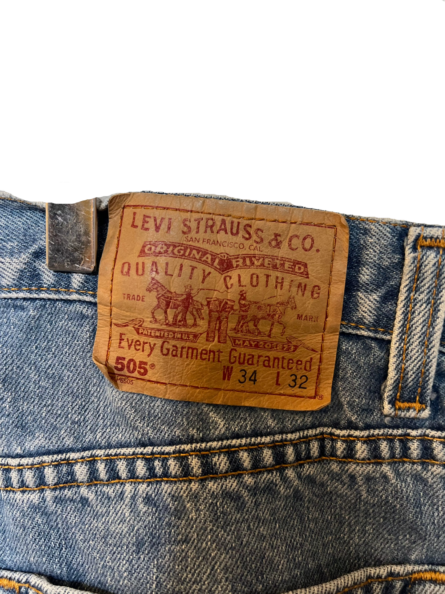 Levi 505 Blue Jeans (34x32)