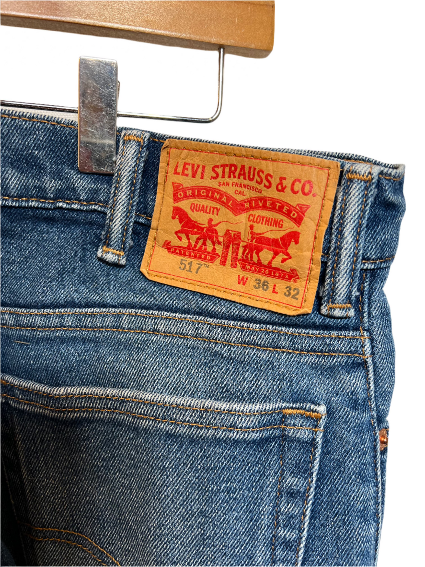 Levi 517 Blue Jeans (36x32)