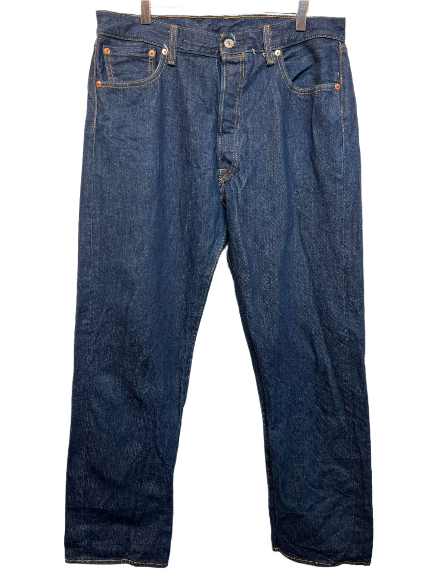 Levi 501 Dark Blue Jeans (36x32)