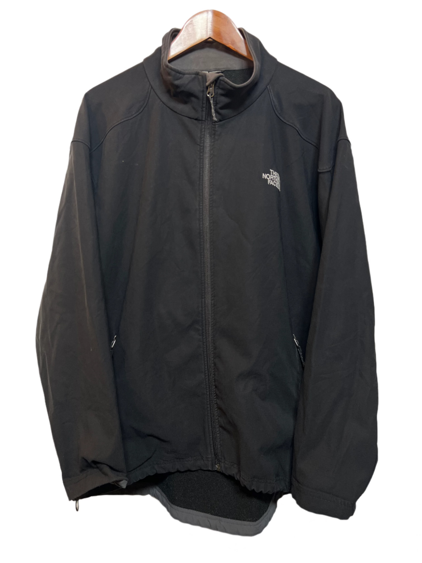 The North Face Mens Black Soft Shell Jacket (Size XL)
