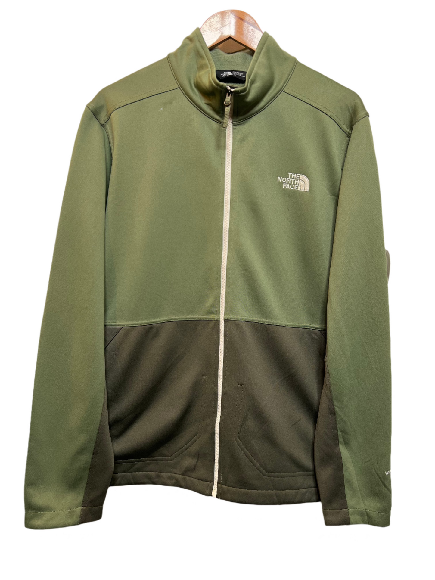 The North Face Mens Green Soft Shell Jacket (Size L)