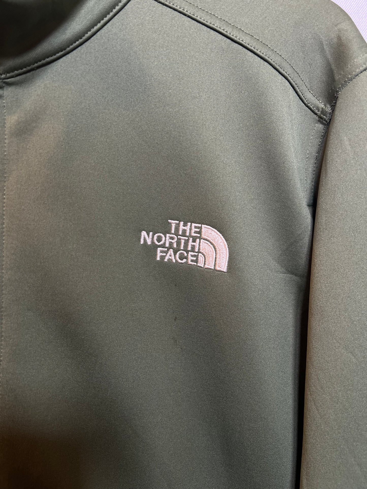 The North Face Mens Green Soft Shell Jacket (Size L)