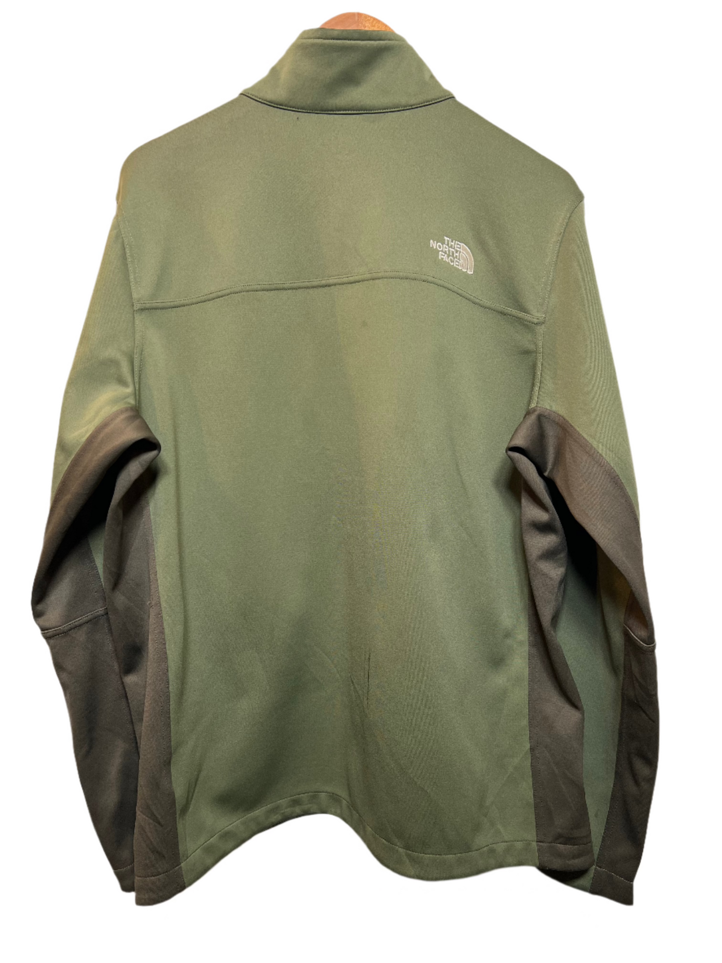 The North Face Mens Green Soft Shell Jacket (Size L)