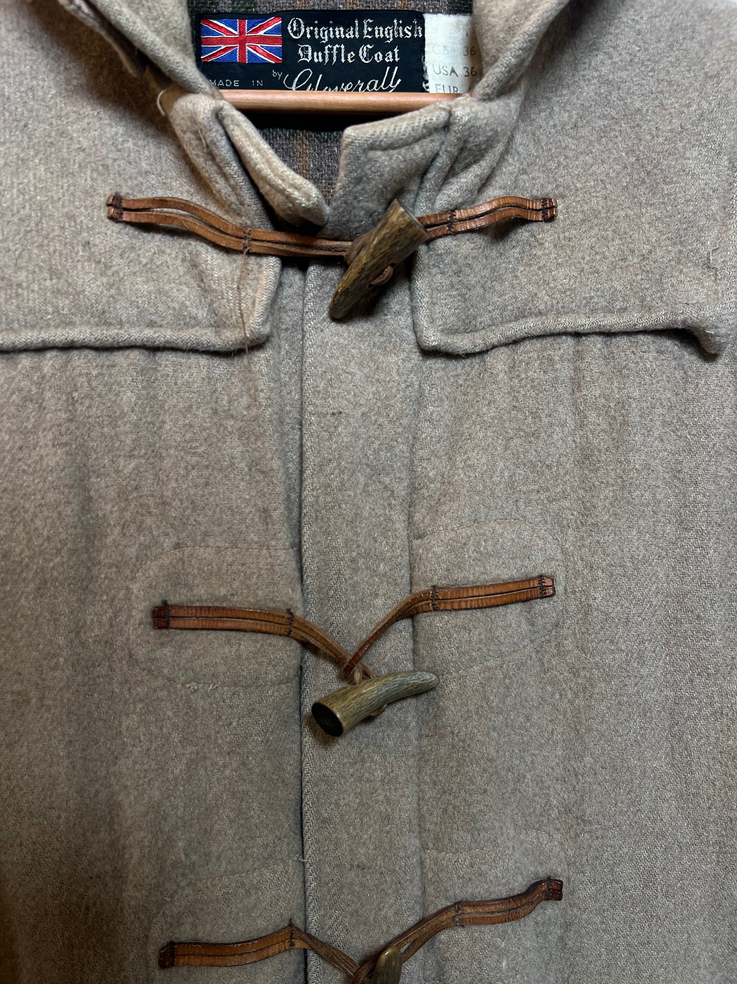 Original English Mens Duffel Coat (Size L)