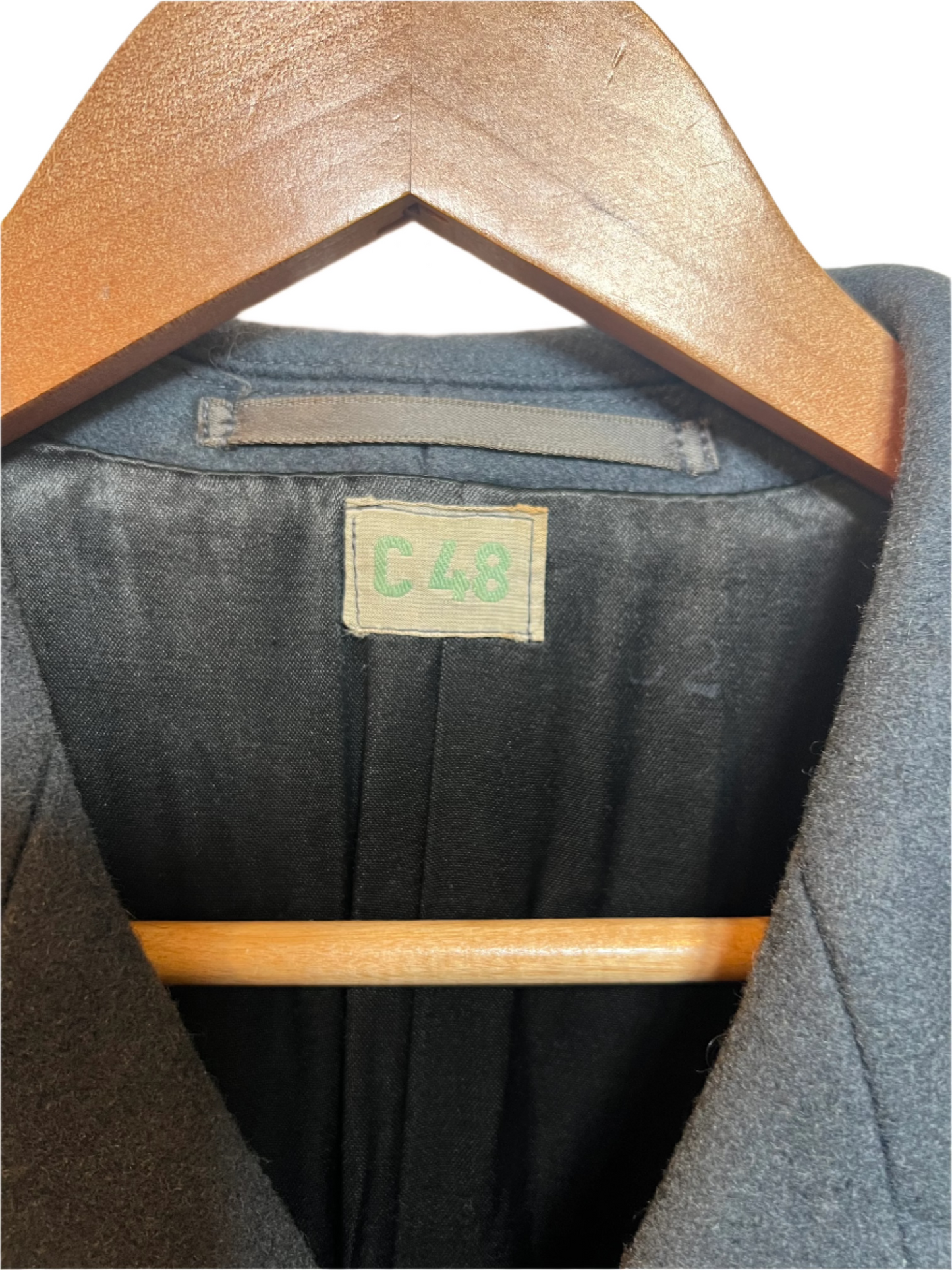 Widengrens Mens Navy Pea Coat (Size L)