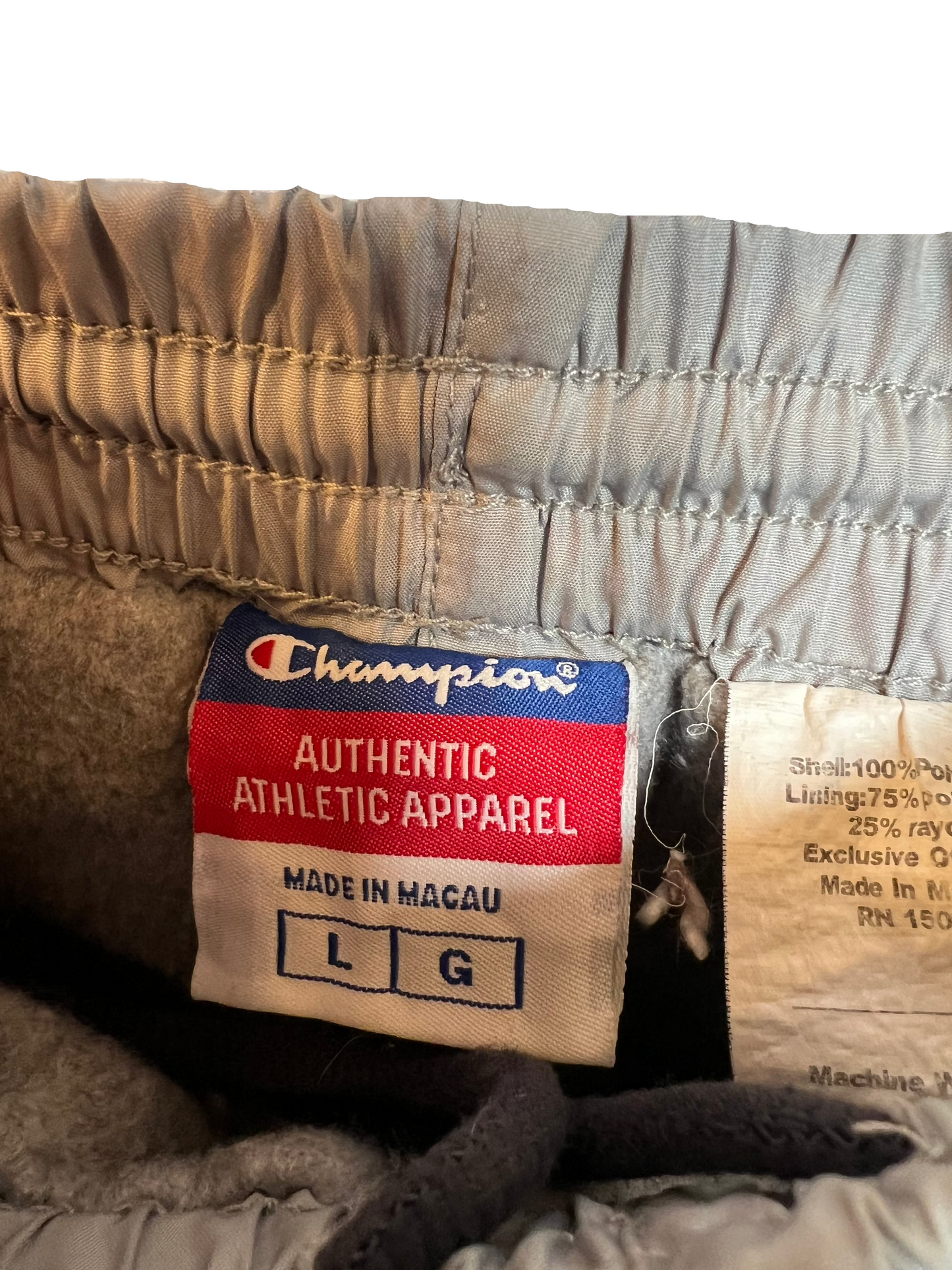 Champion Mens Grey Trackies (Size L)