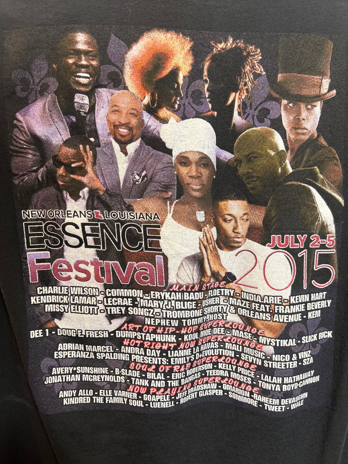 Essence Festival Mens Black T Shirt (Size S)