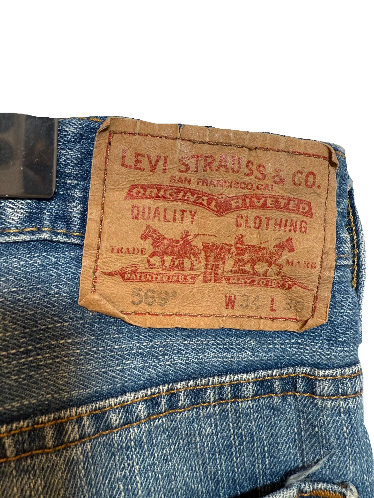 Levi 569 Blue Jeans (34x30)