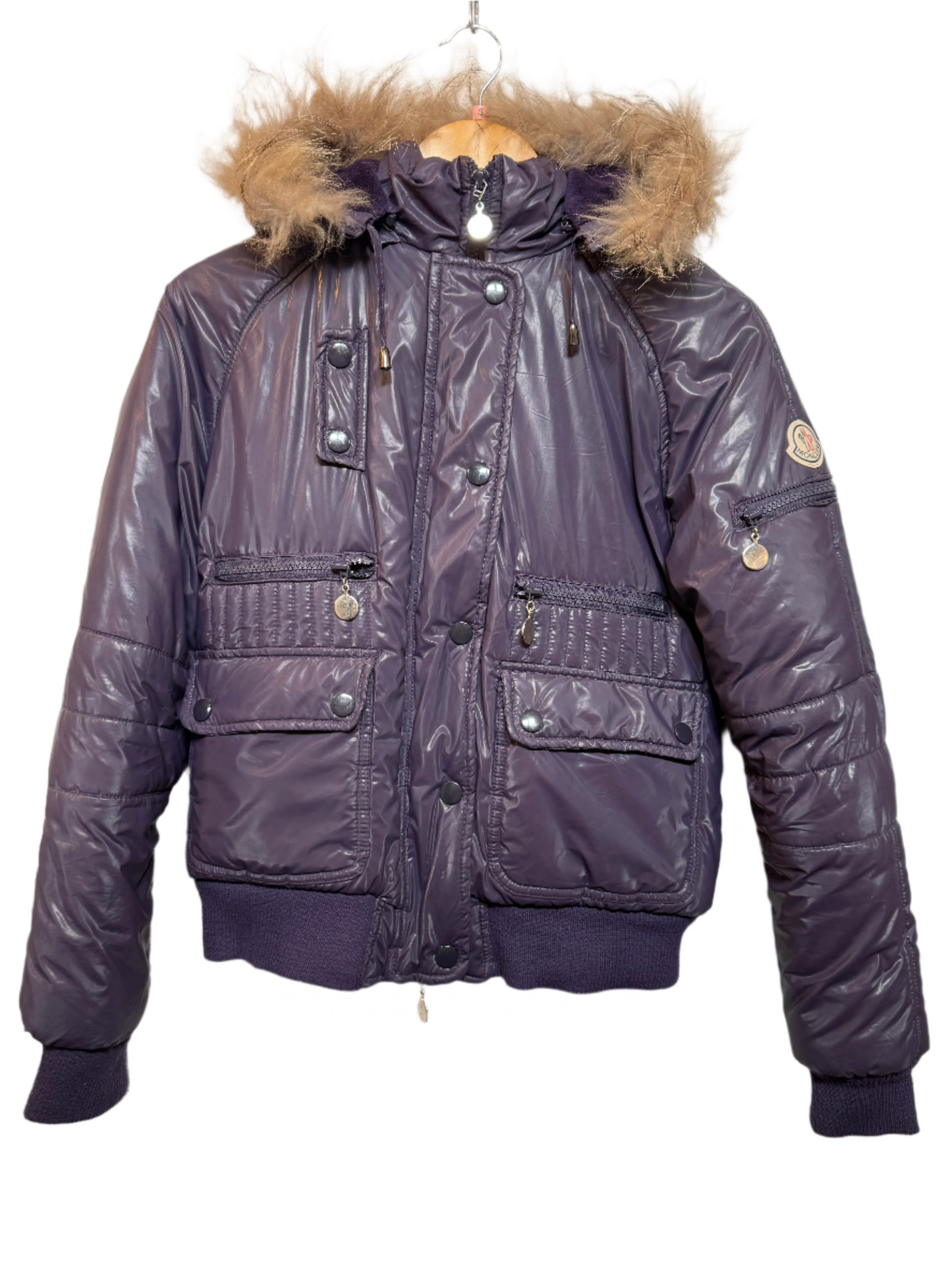 Moncler Shiny Puffer Jacket (Women’s Size S)